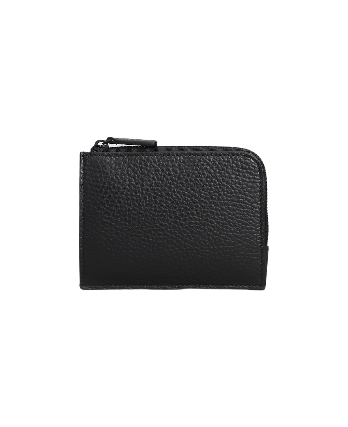 Common Projects Wallet In Black Leather - black