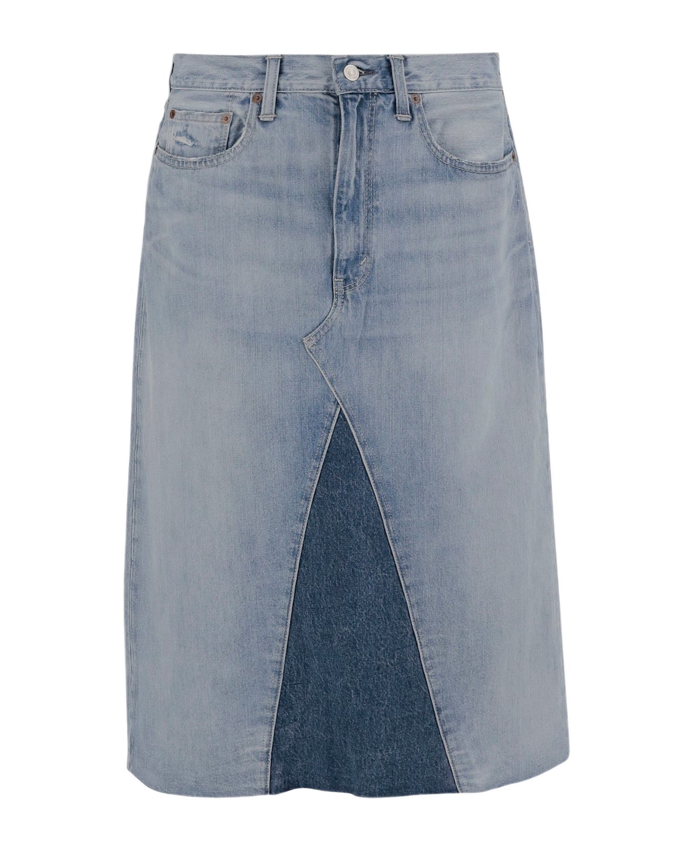 Polo Ralph Lauren Cotton Denim Skirt - Denim