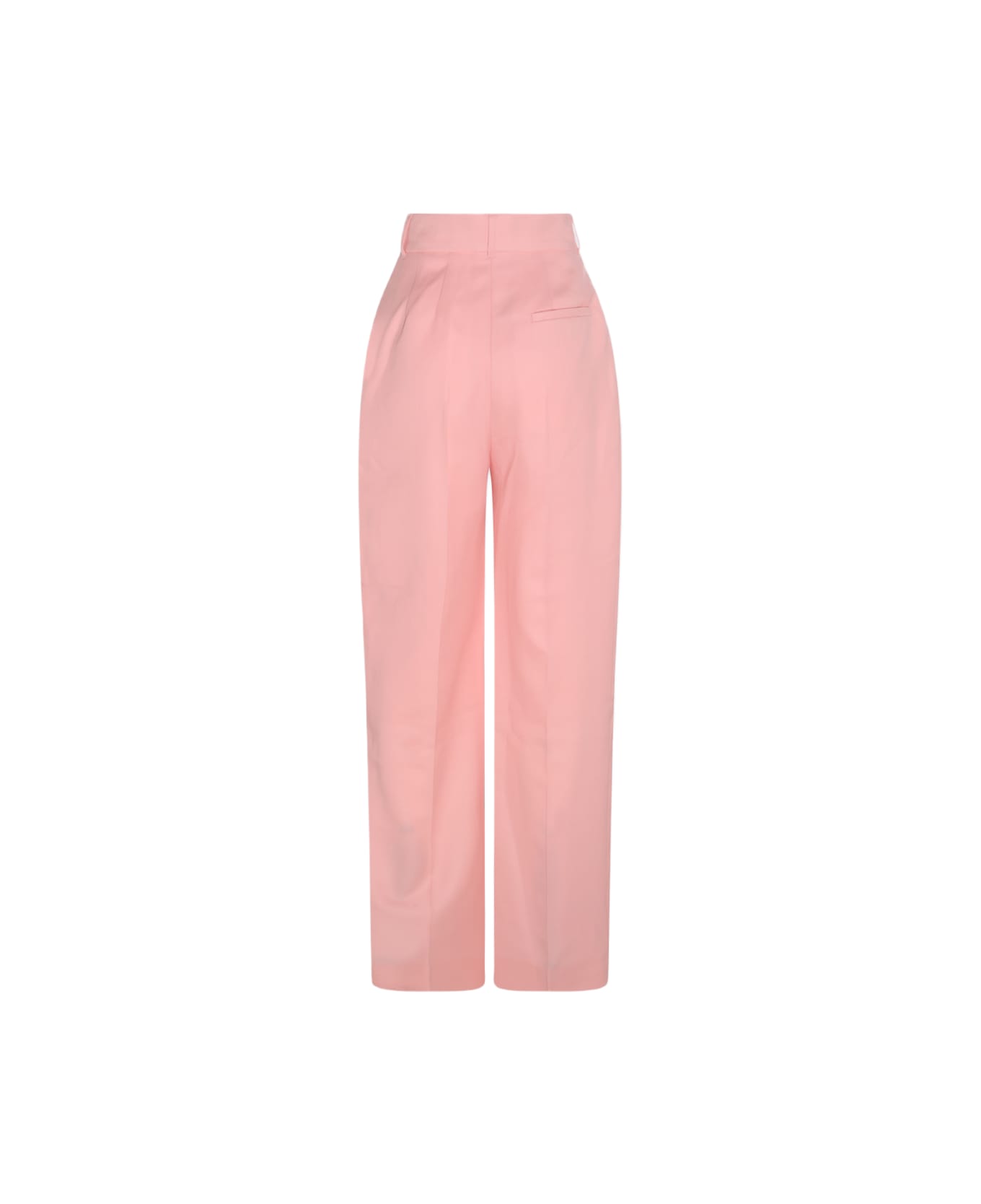 Casablanca Pink Virgin Wool Pants - Pink & Purple