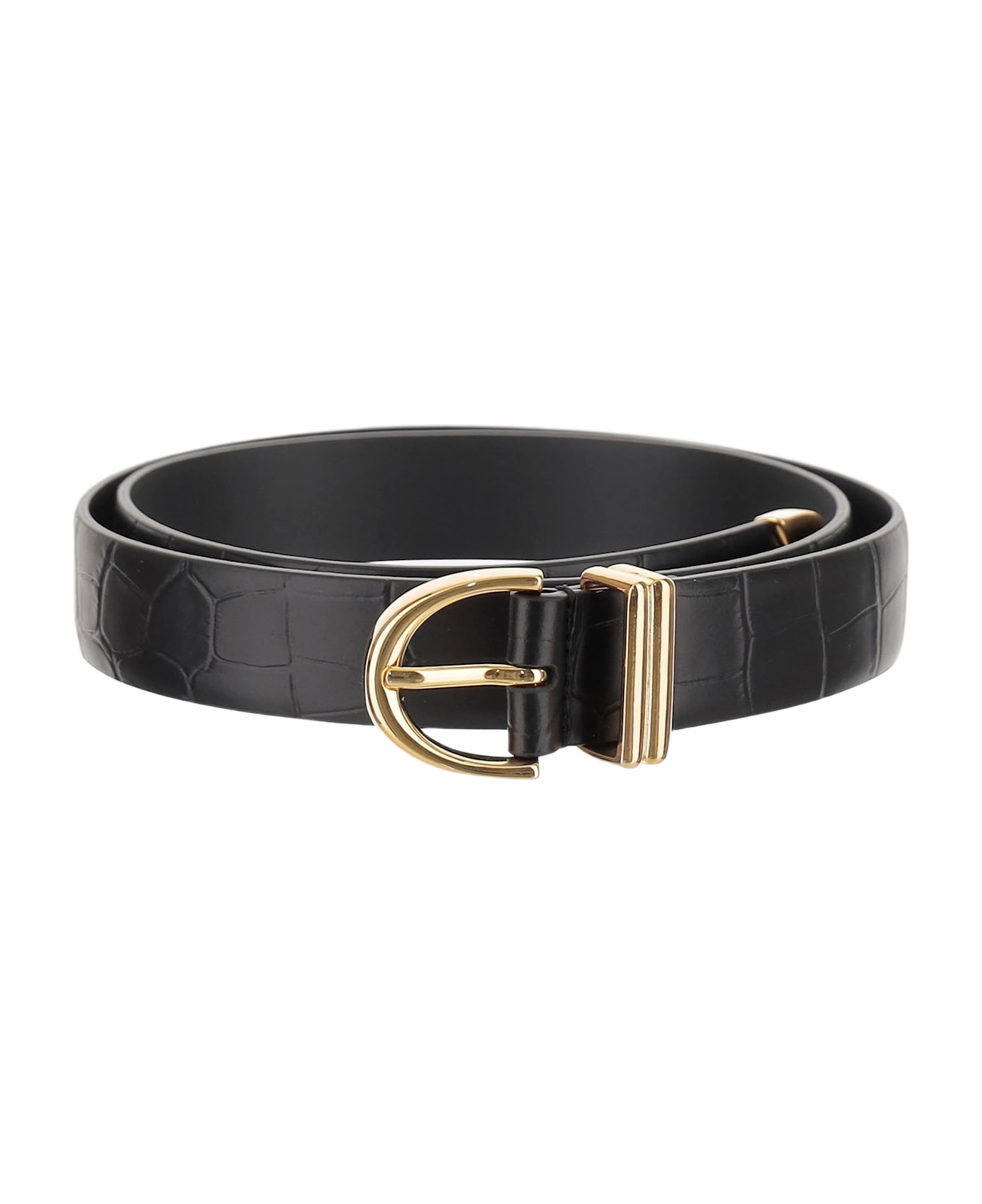 Khaite Bambi Leather Belt - Black