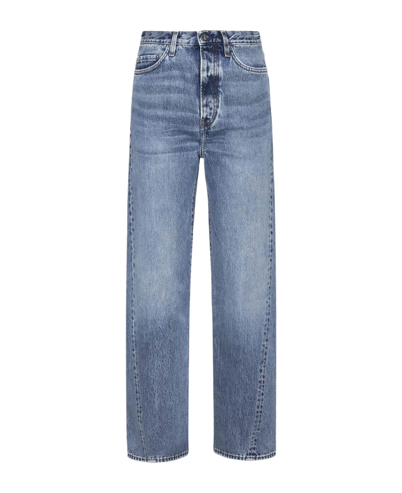 Totême Twisted Jeans - 485 WORN BLUE