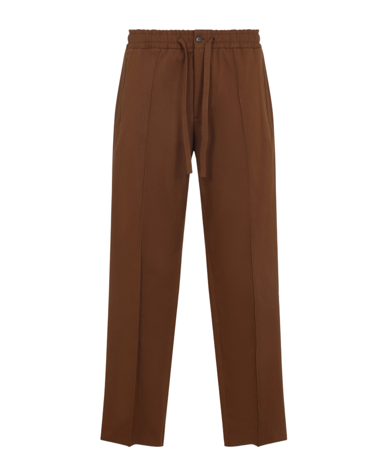 Valentino Wool Pants - Chocolate