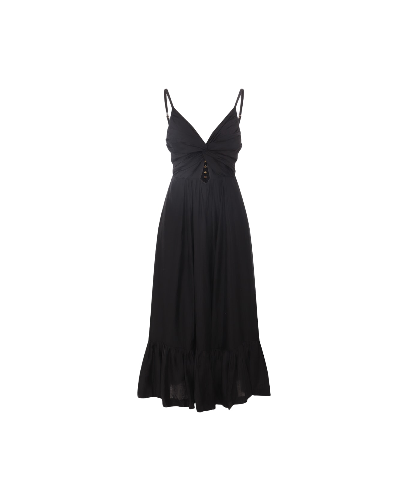 Sabina Musayev Black Long Dress - Black ワンピース＆ドレス