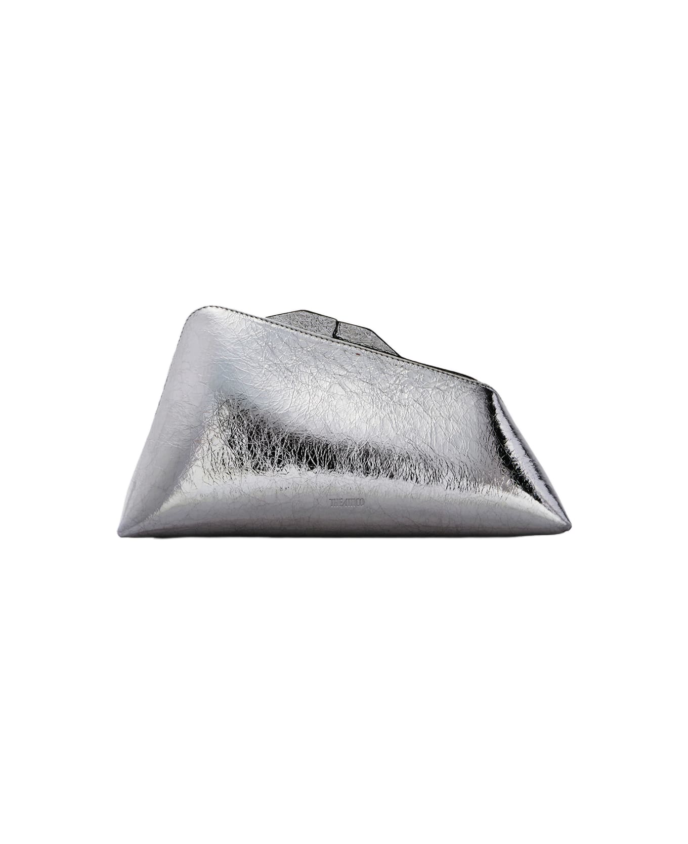The Attico 8.30 Pm Clutch - Silver