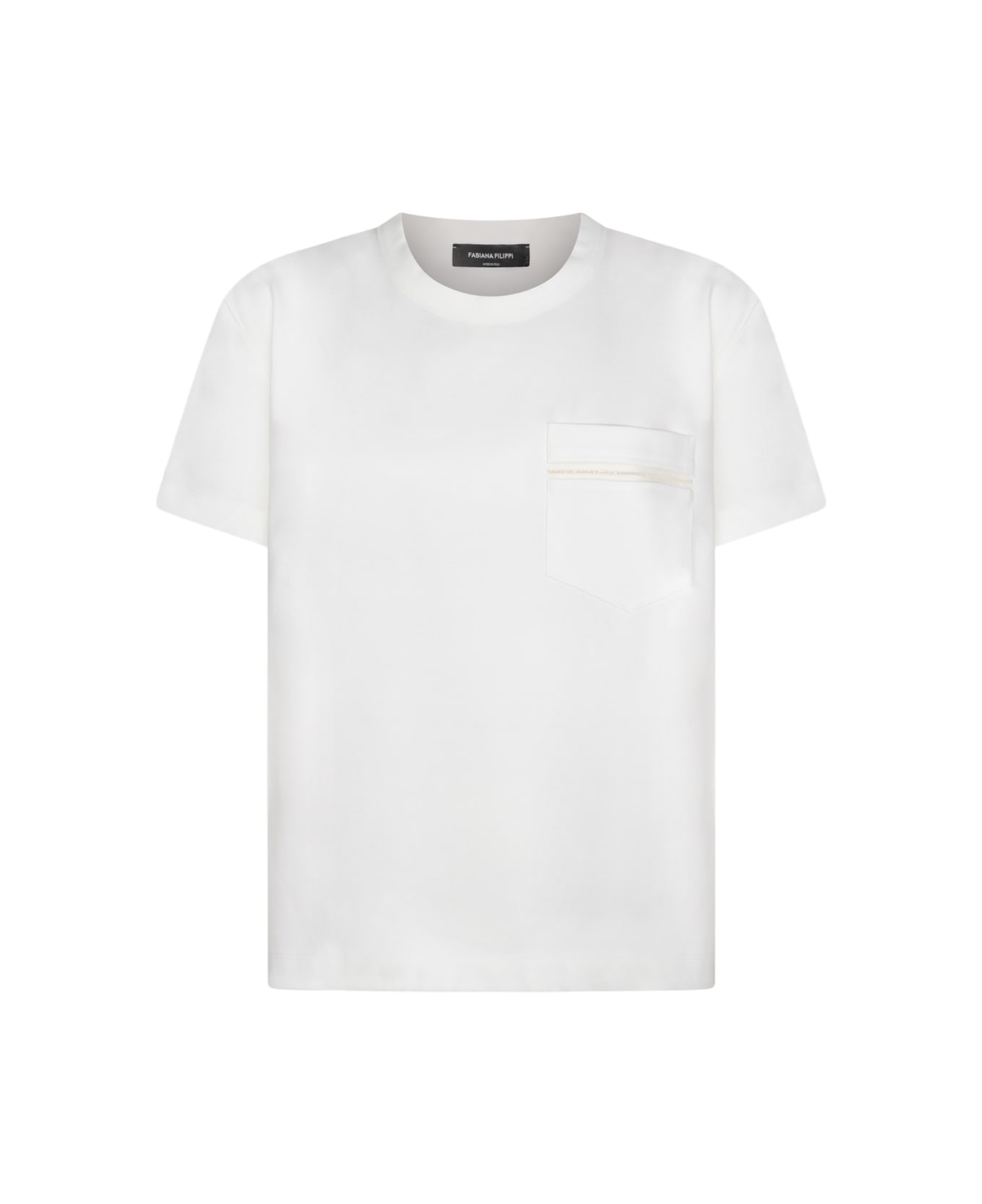 Fabiana Filippi White Viscose T-shirt - White