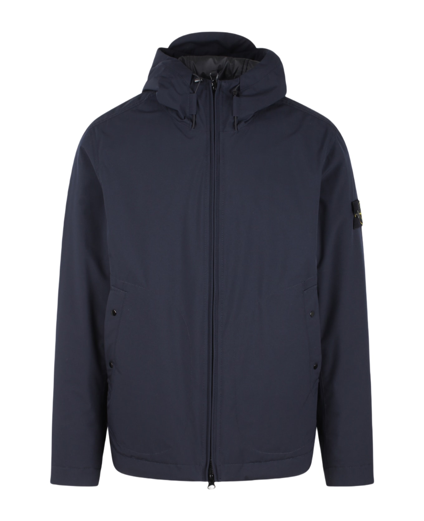 Stone Island Soft Hooded Jacket - Blue