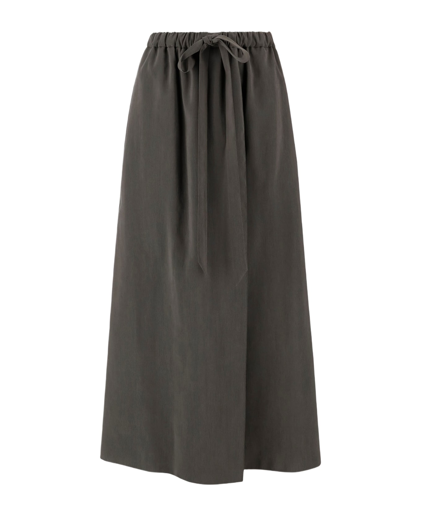 Giorgio Armani Silk Organza Long Skirt - Green