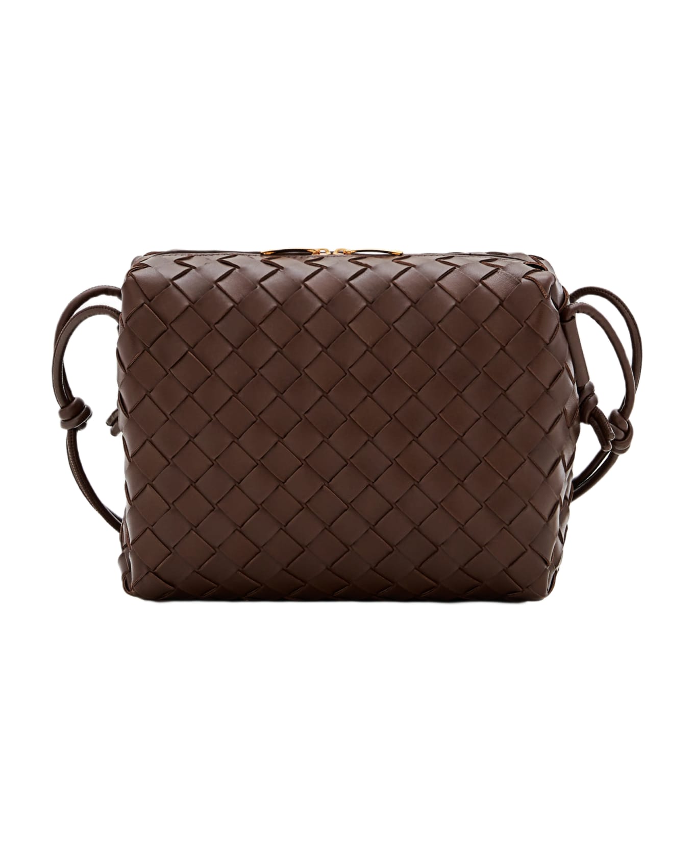 Bottega Veneta Small Loop Leather Camera Bag - Brown