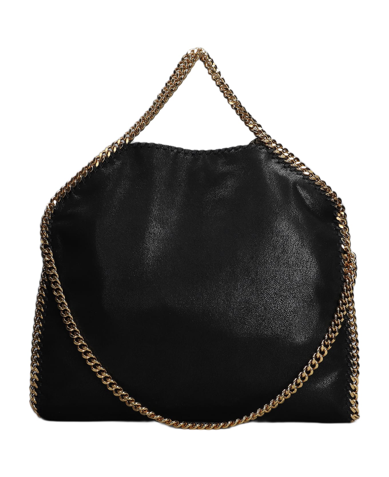 Stella McCartney Falabella Tote In Black Faux Leather - black