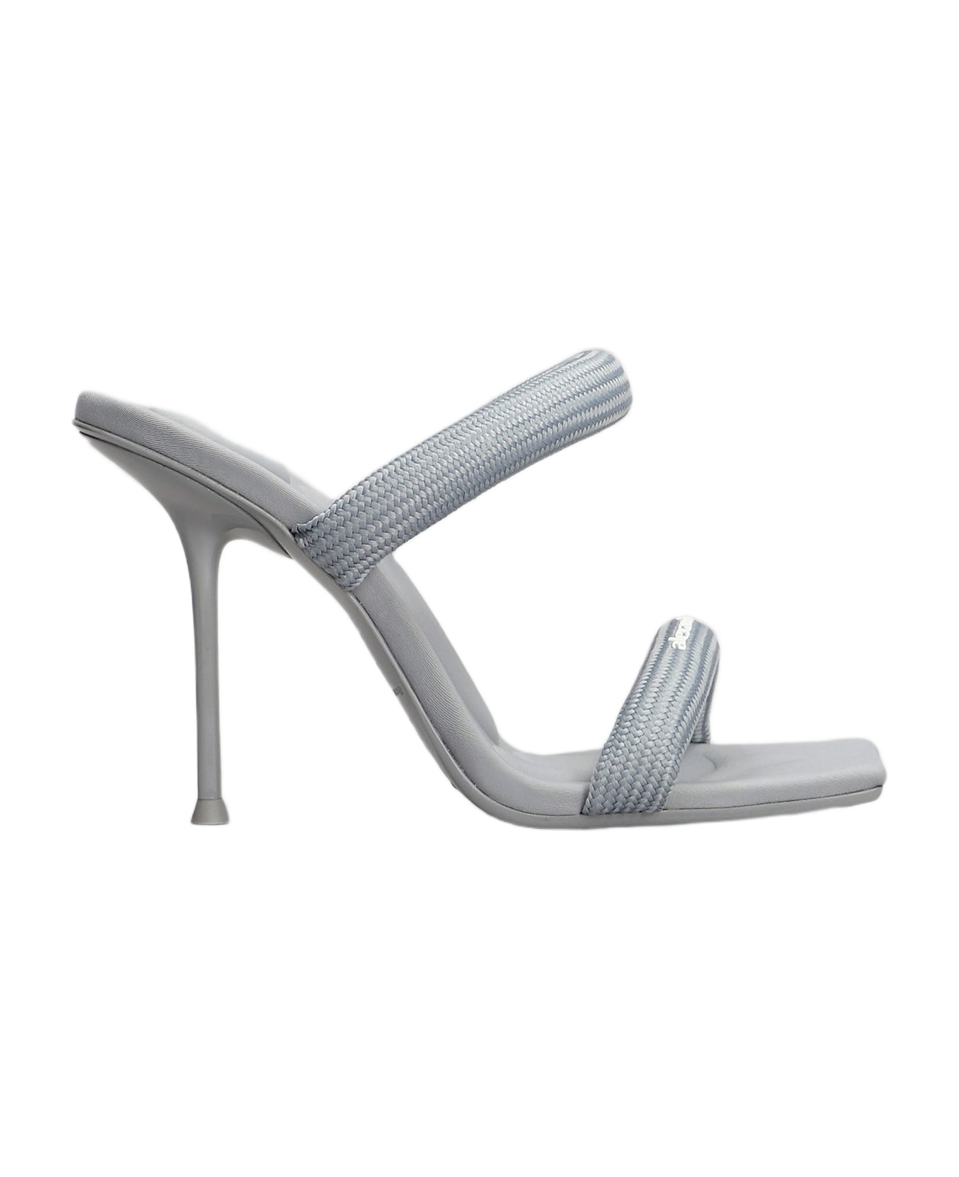 Alexander Wang Julie Slipper-mule In Grey Nylon - grey