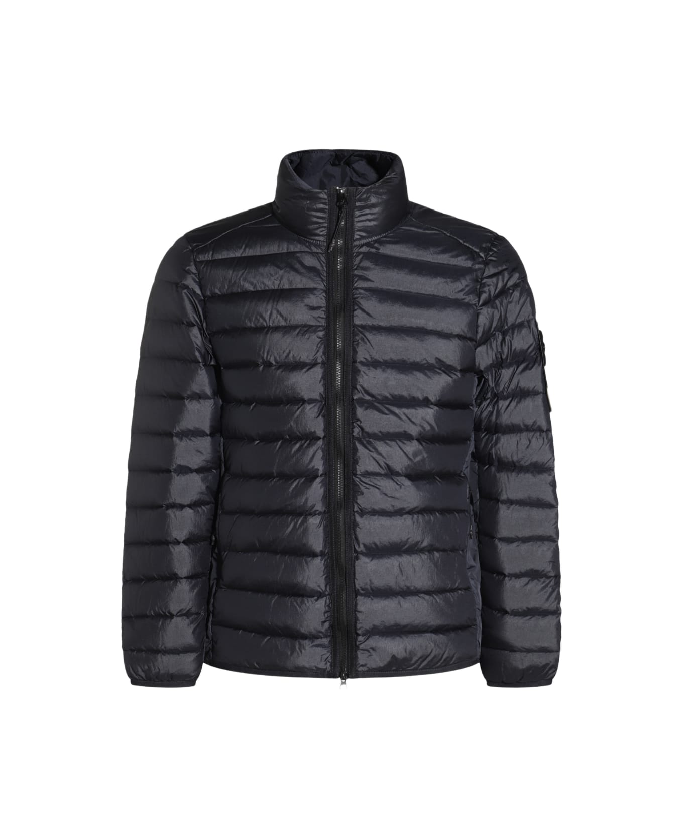 Stone Island Navy Blue Down Jacket - NAVY BLUE