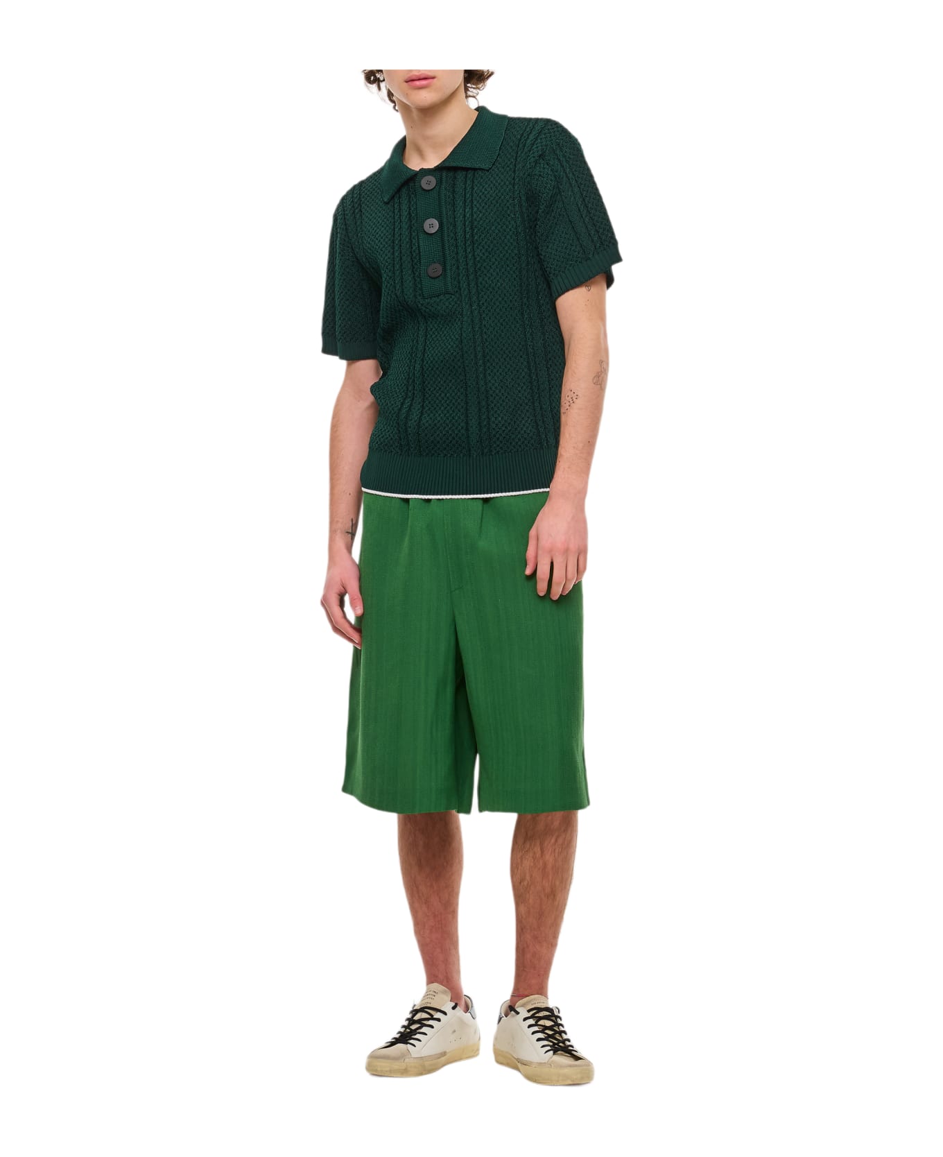 Jacquemus Juego Shorts - Green ショートパンツ