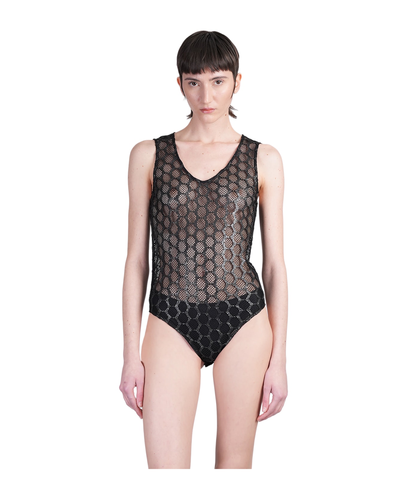 IRO Zouise Body In Black Polyester - black