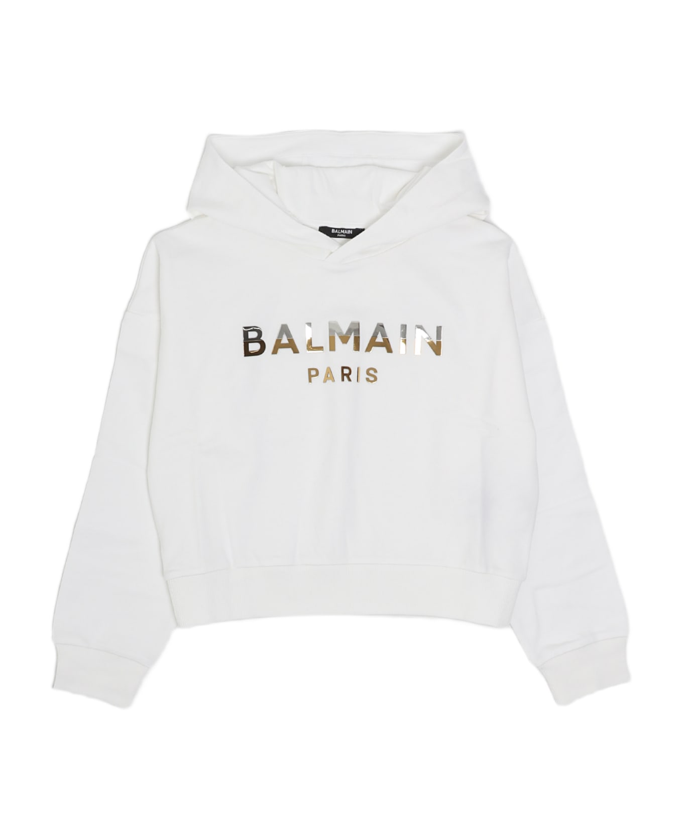 Balmain Hoodie Sweatshirt - BIANCO