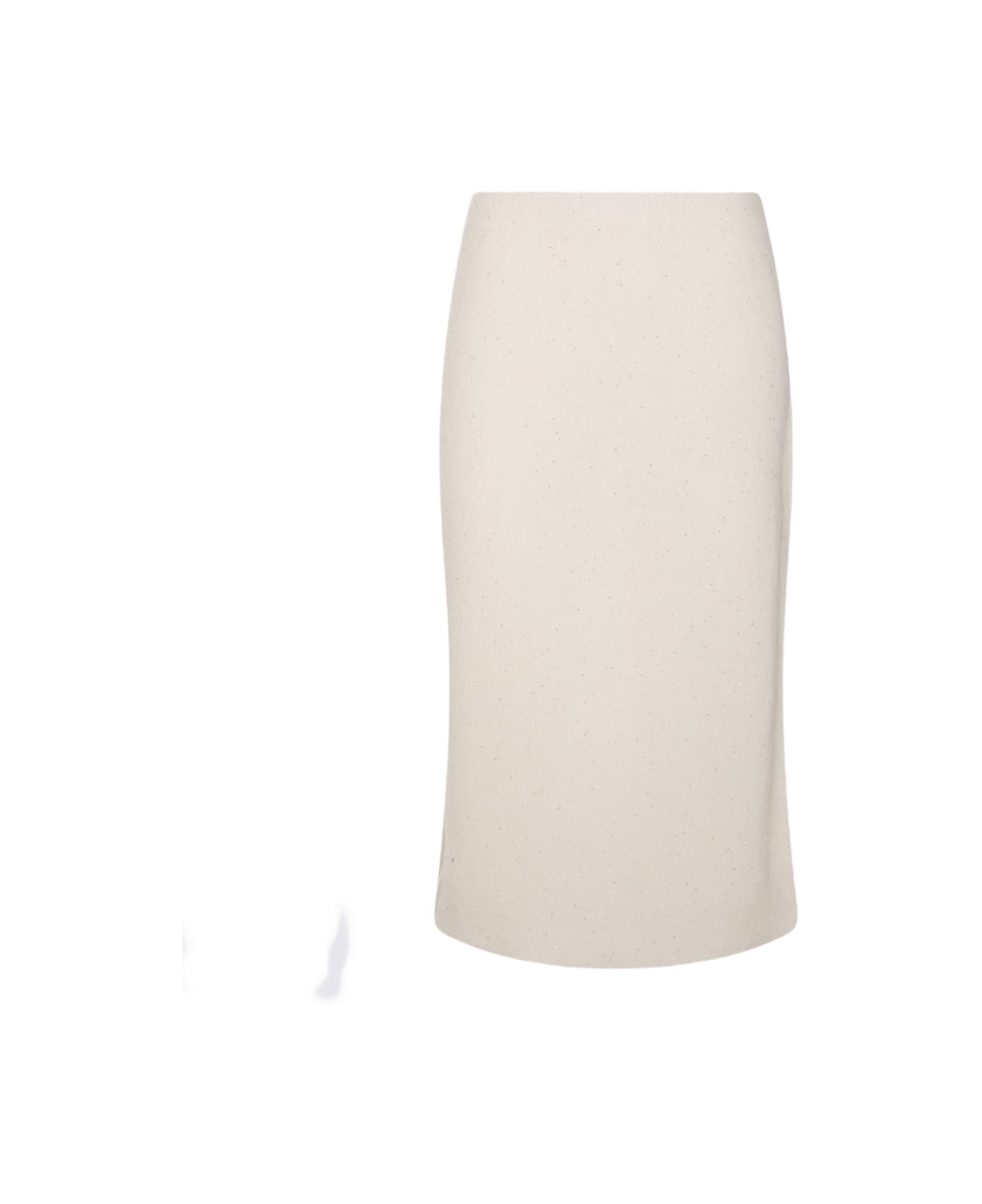 Fabiana Filippi White Cotton Skirt - White スカート