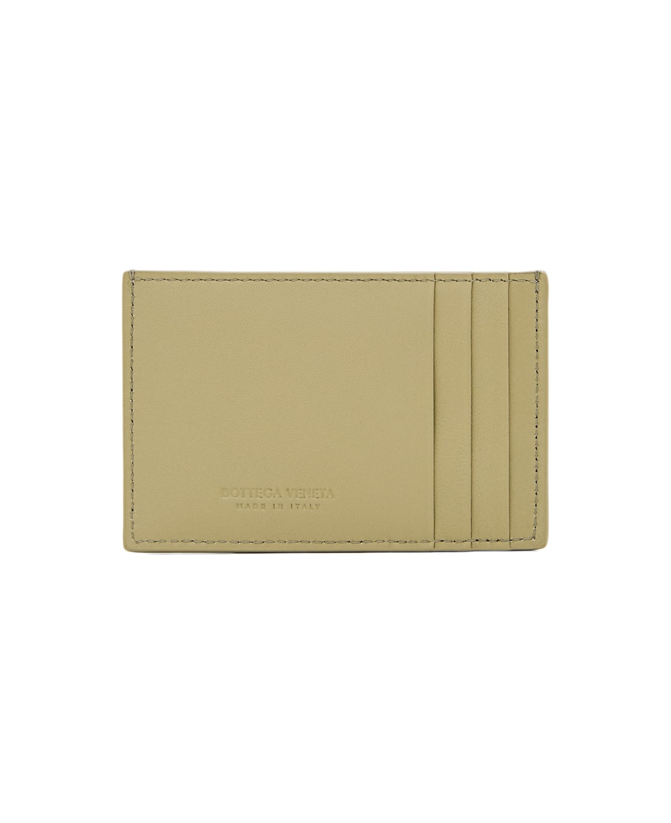 Bottega Veneta Leather Cardholder - Beige