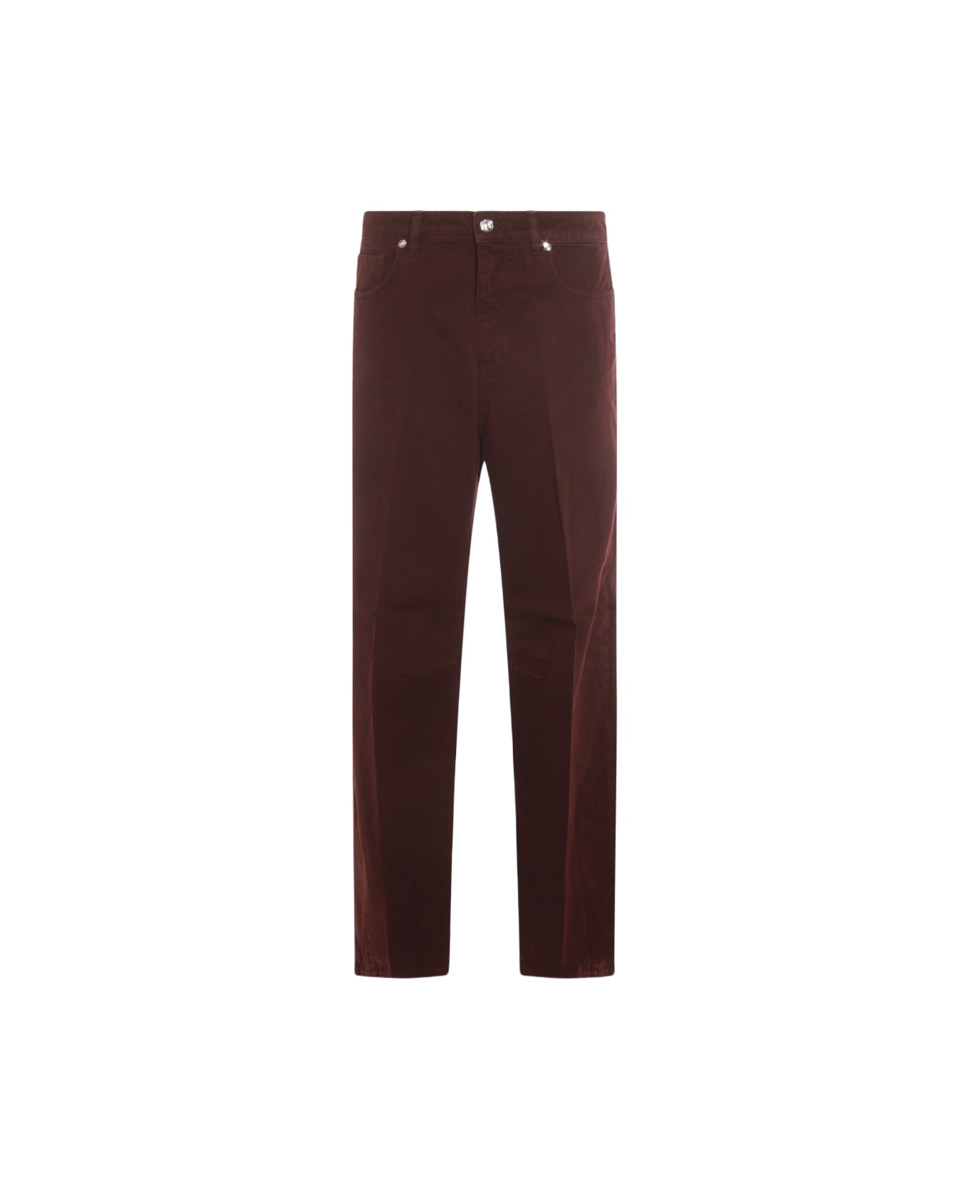 Nine in the Morning Dark Red Cotton Jeans - Mosto