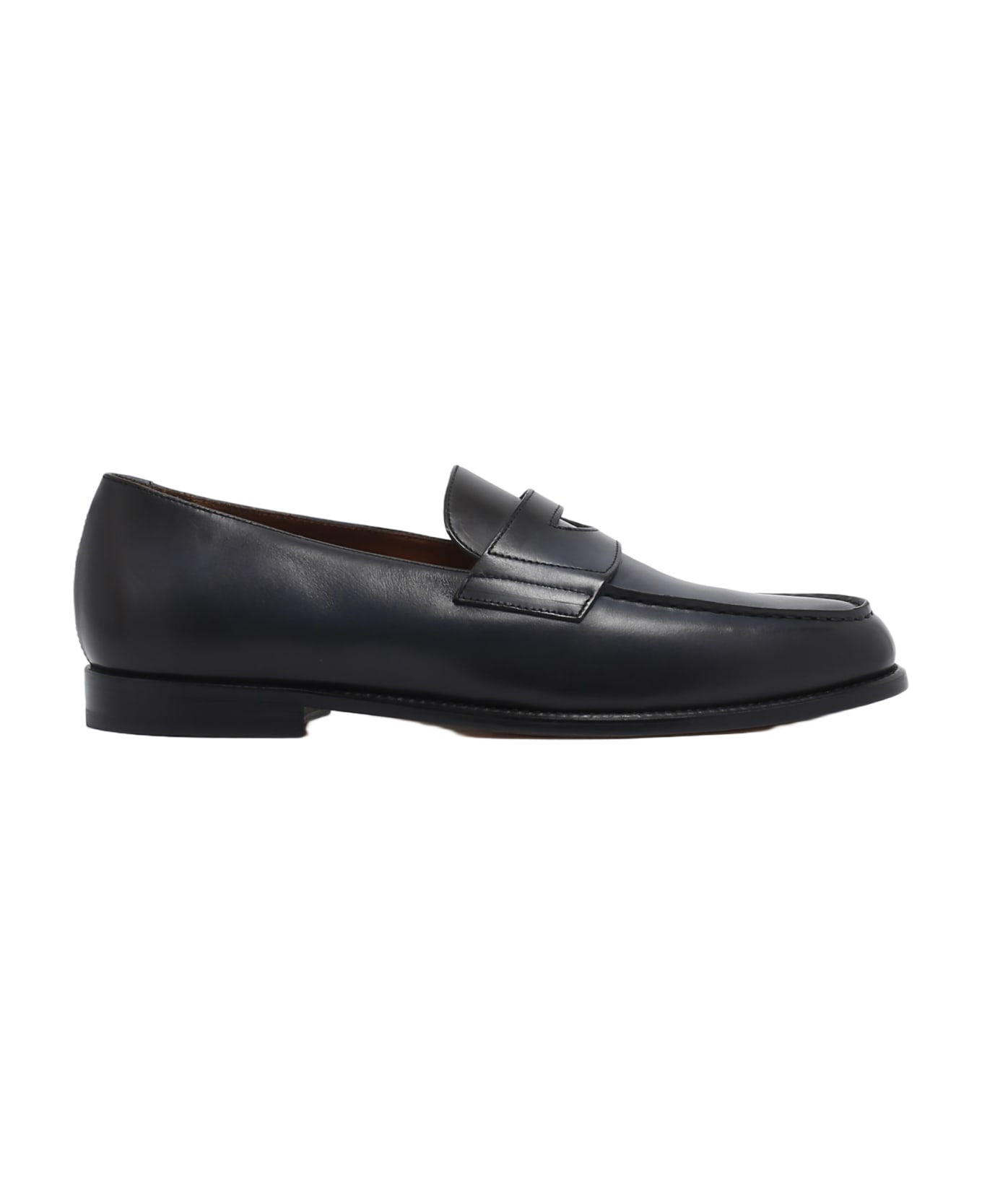 Doucal's Mocassino Penny Loafers - NAVY