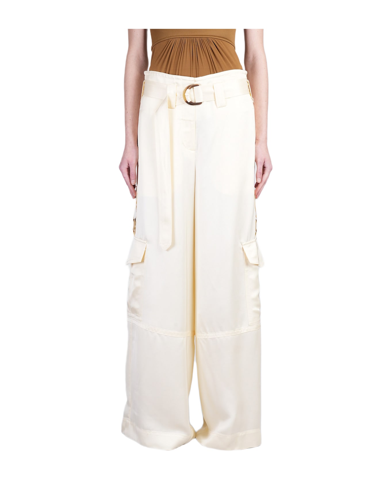 Zimmermann Pants In Yellow Viscose - yellow