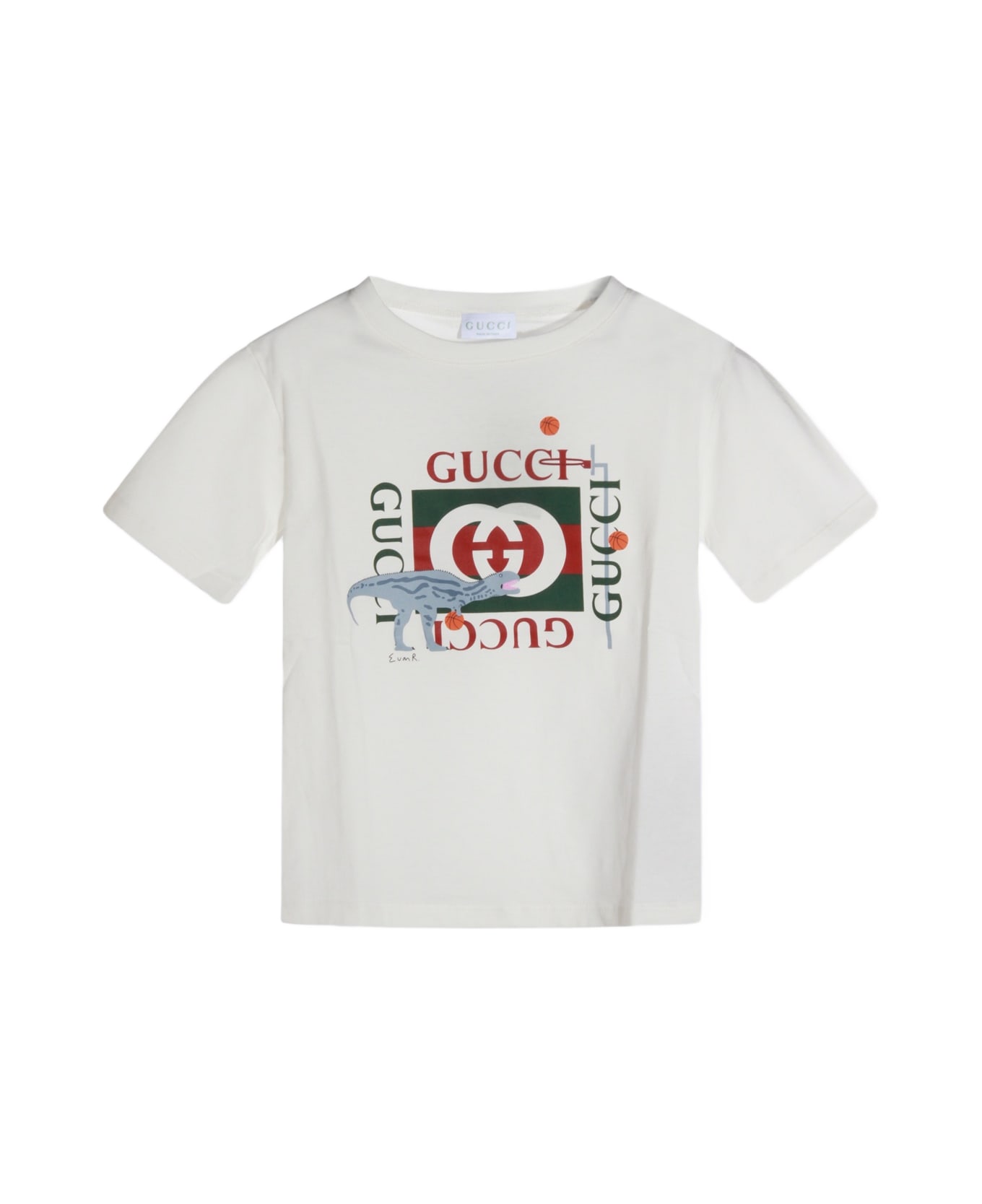 Gucci White Cotton T-shirt - NEW WHITE