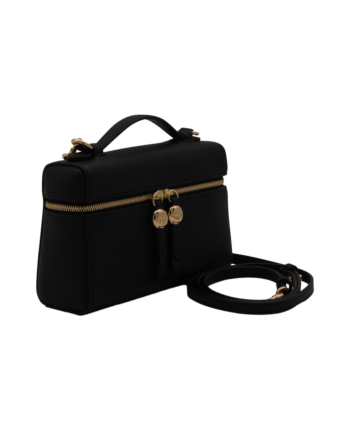 Tory Burch Black Leather Crossbody Bag - Black