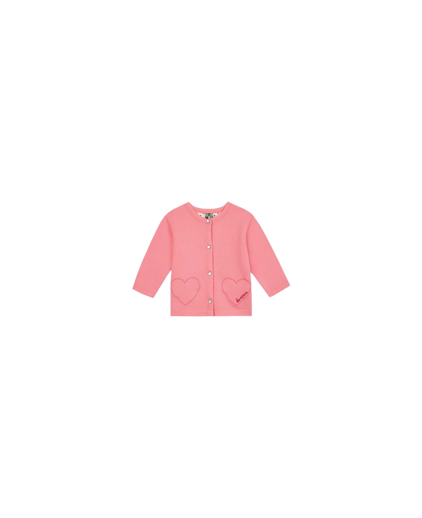 Bonton Cardigan Con Cuore - Pink