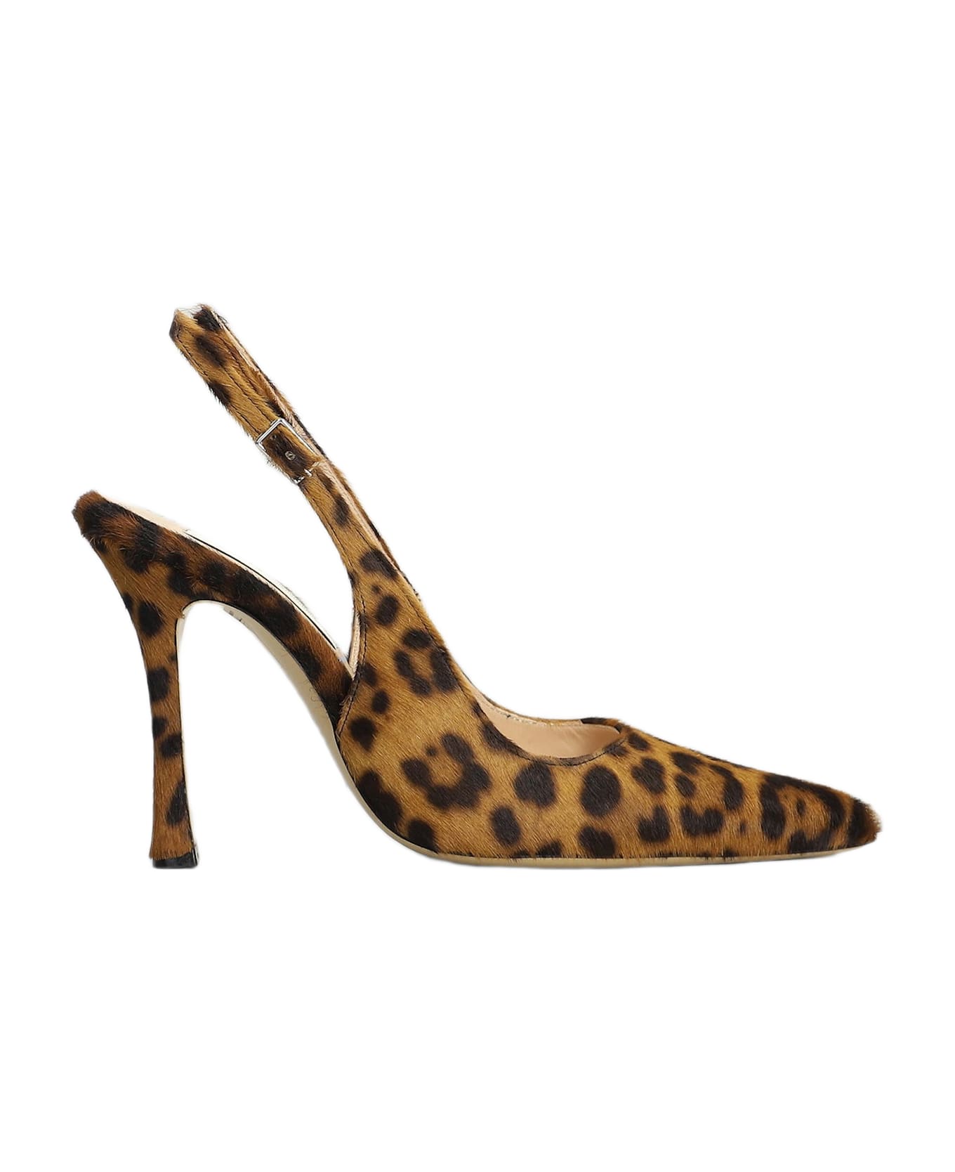 Blumarine Kid Leo Pumps In Animalier Pony Skin - Animalier
