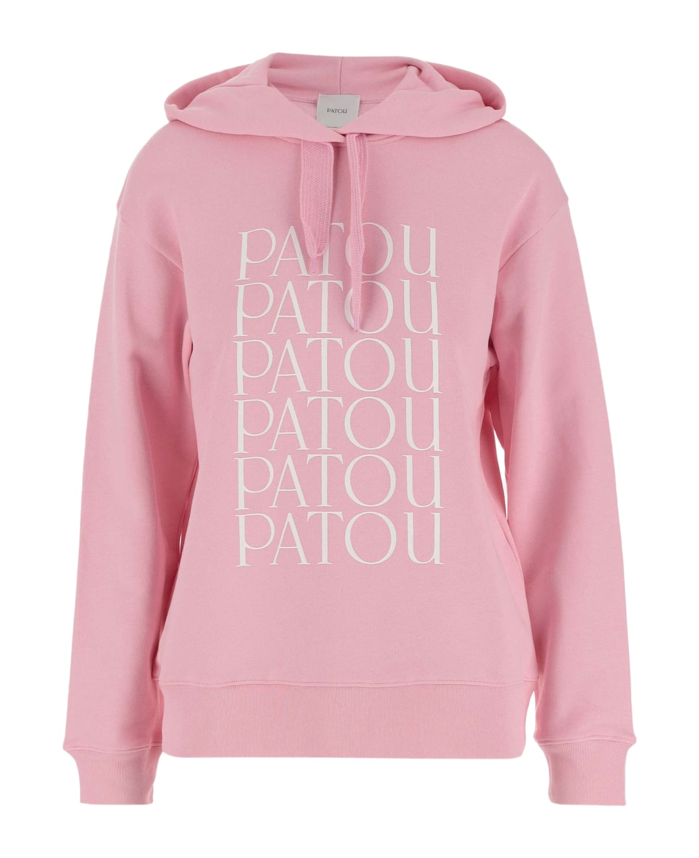 Patou Cotton Sweatshirt With Logo - Pink