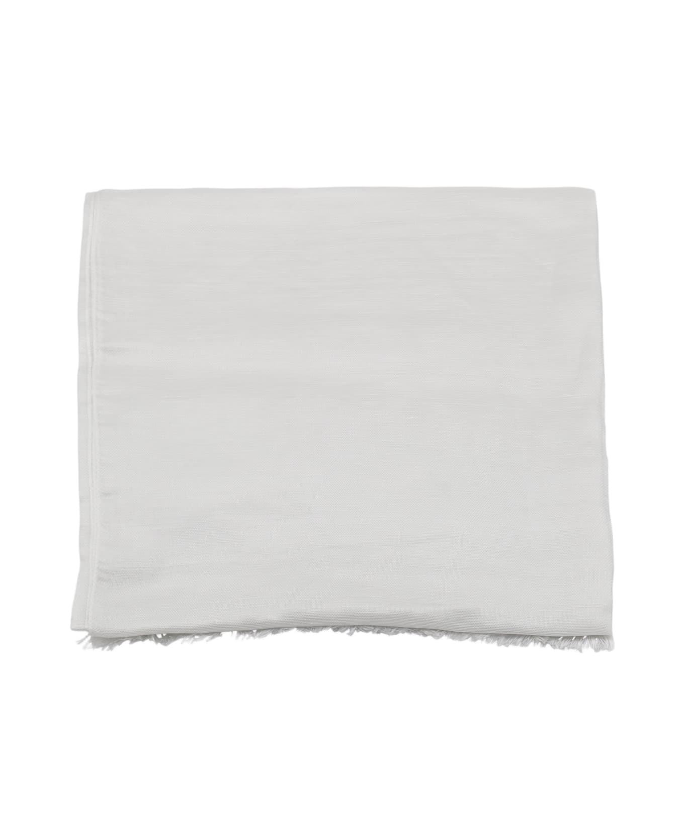 
S Max Mara Beige Linen Scarves - Grey