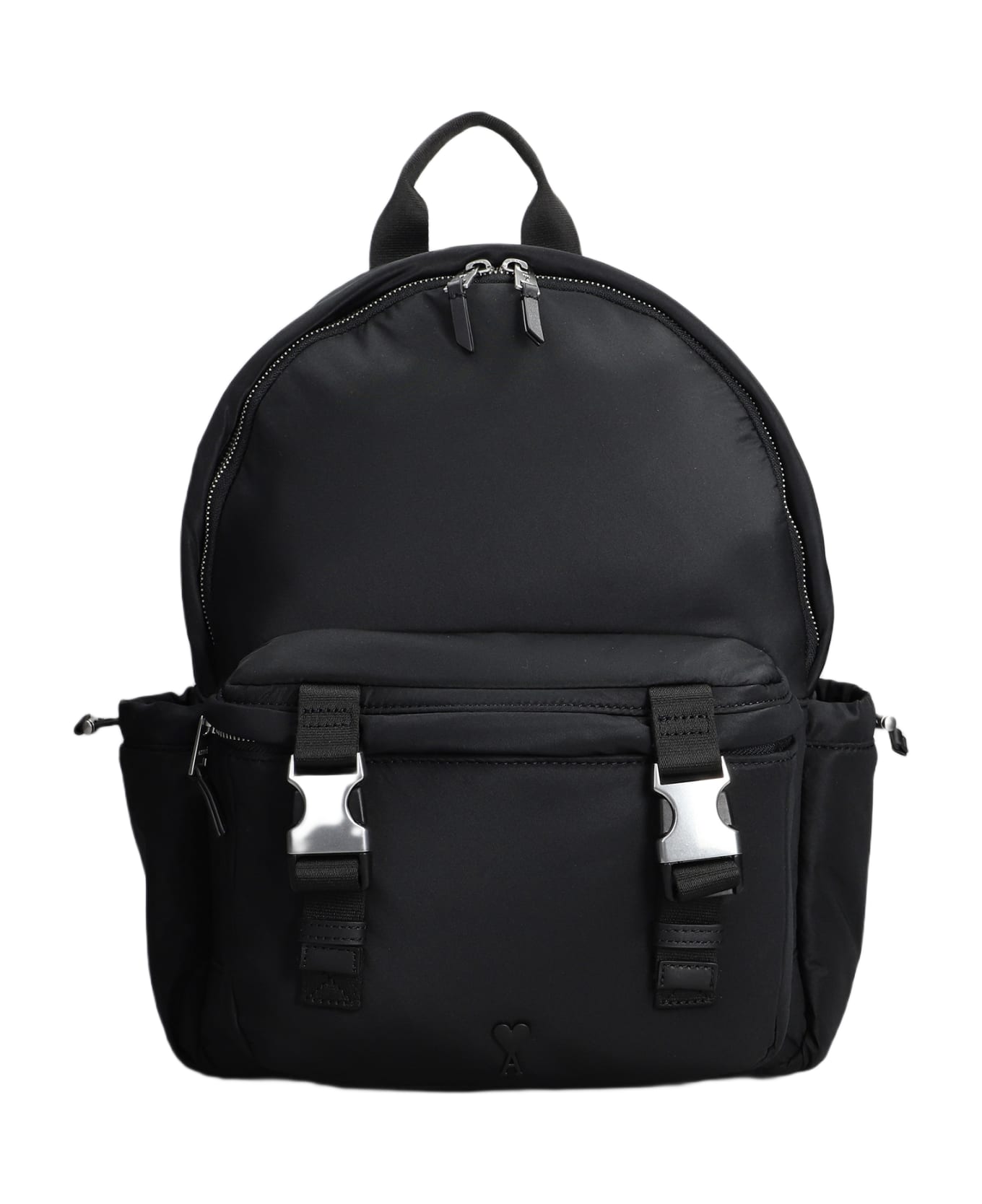 Ami Alexandre Mattiussi Backpack In Black Nylon - black バックパック