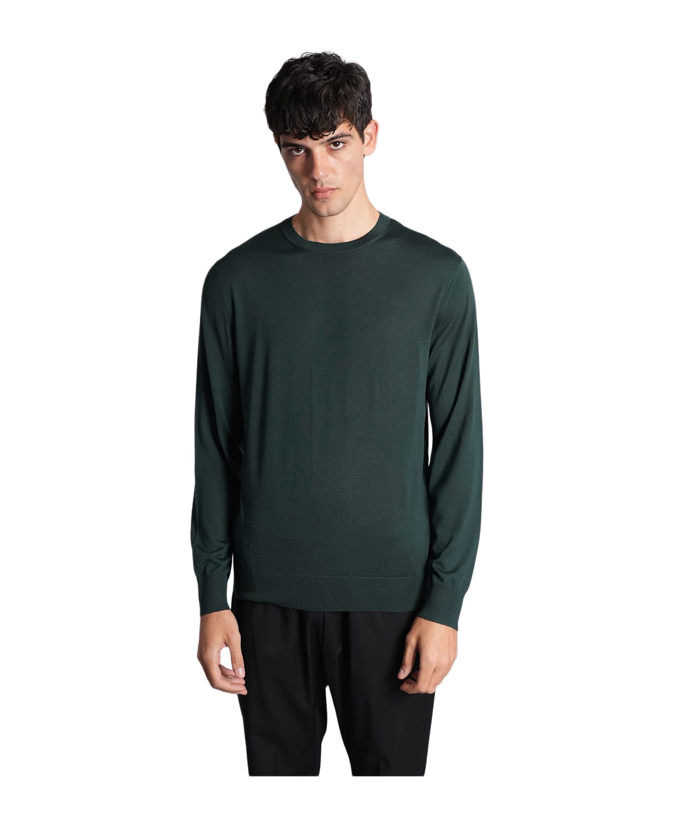 Zegna Knitwear In Green Wool - green