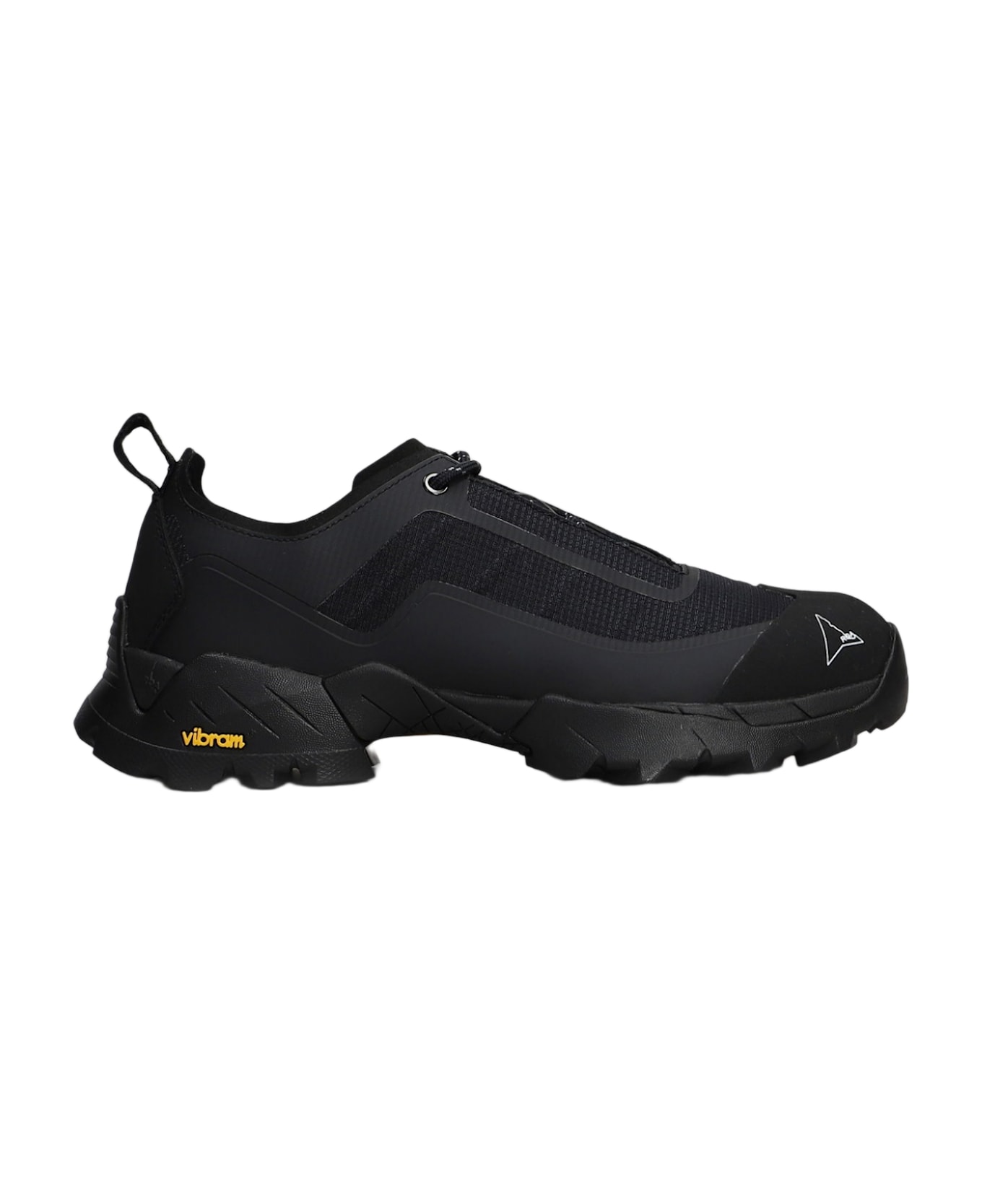ROA Katharina Light Sneakers In Black Fabric - black