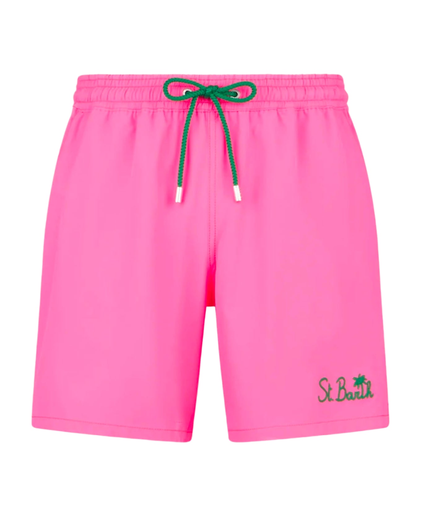 MC2 Saint Barth Man Fluo Pink Comfort Swim Shorts - FLUO スイムトランクス