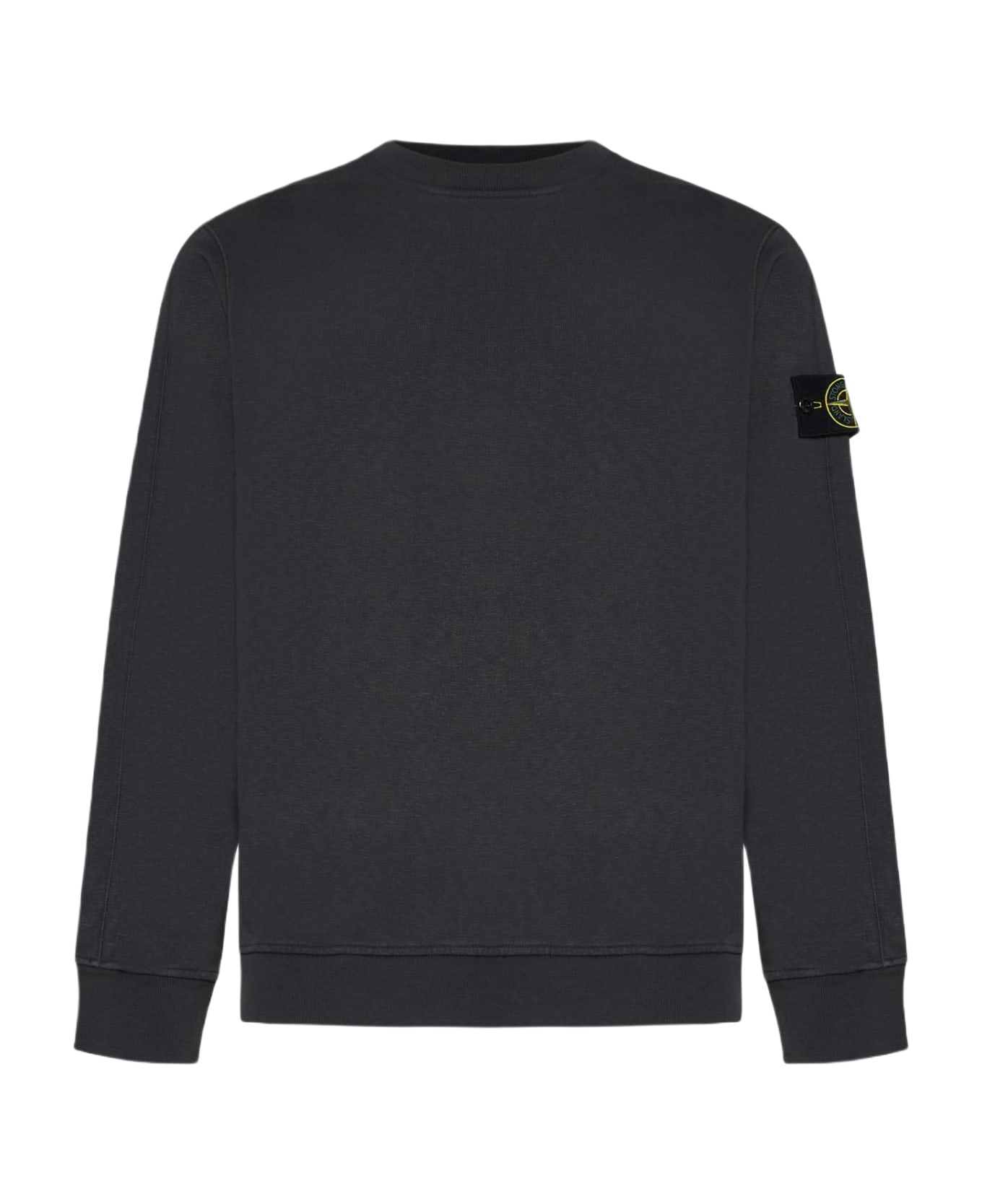 Stone Island Logo Sleeve Sweatshirt - Grey フリース