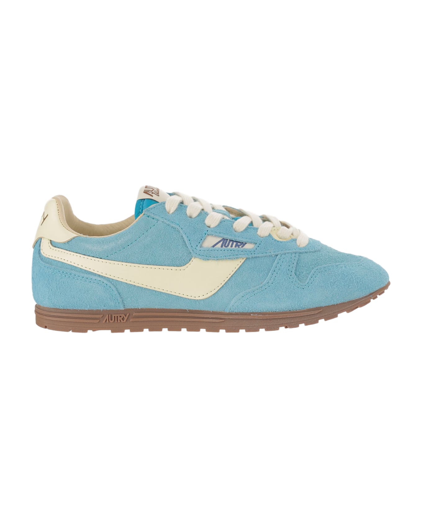 Autry Windspin Leather Sneakers - Suede/leat Kyoto/rut