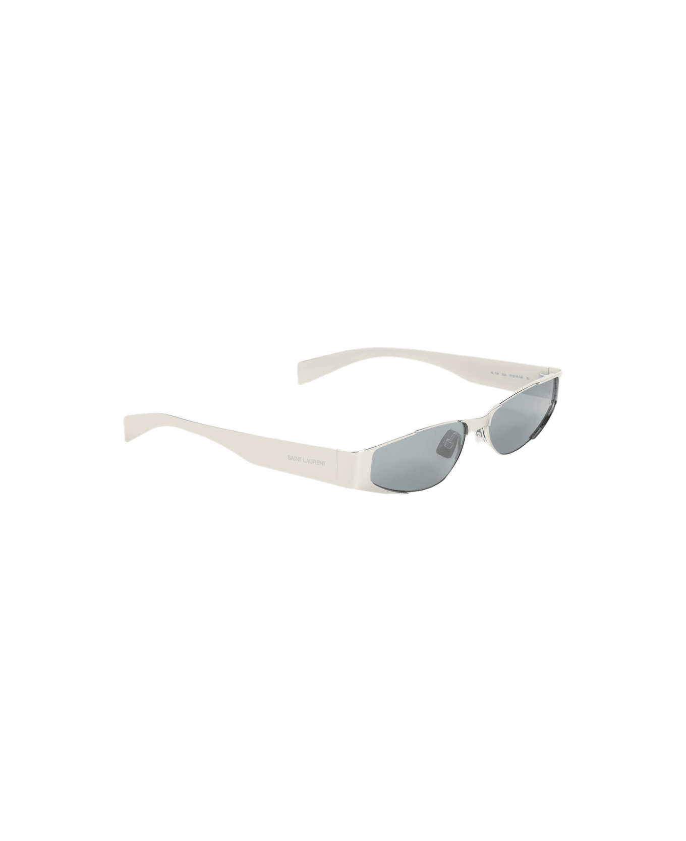 Saint Laurent Sunglasses - Silver Silver Mirror