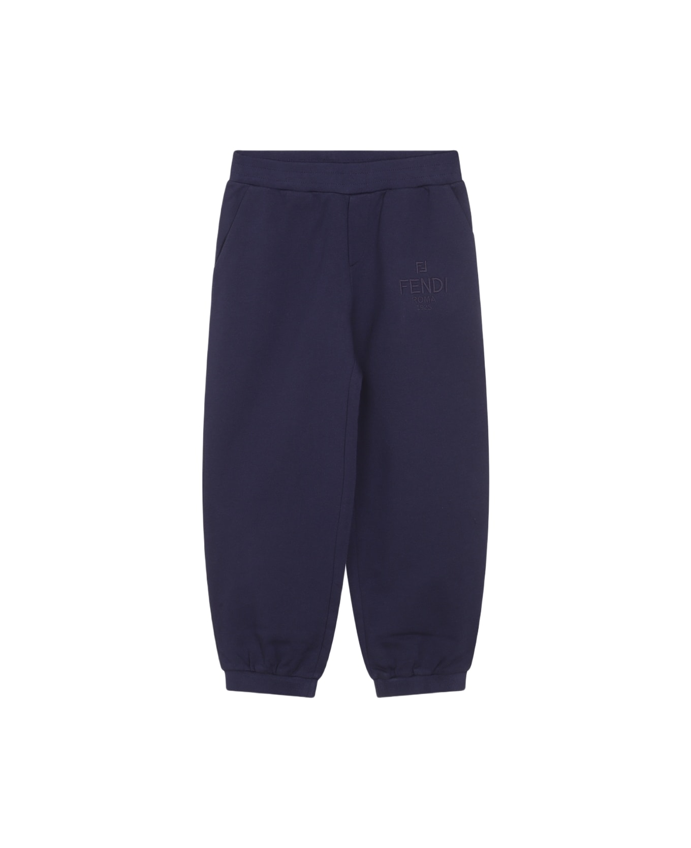 Fendi Blue Cotton Pants - YALE