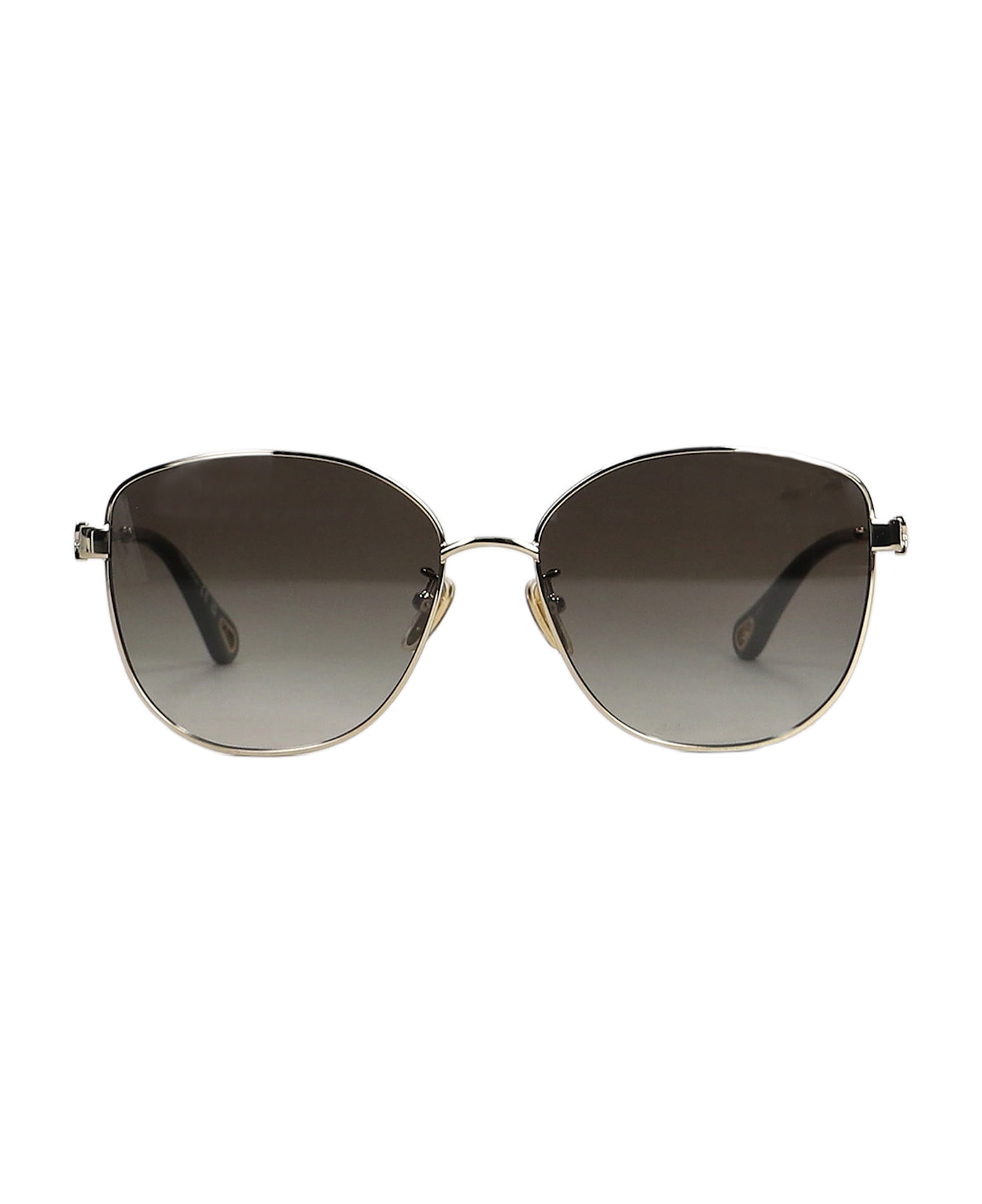 Chloé Sunglasses In Gold Metal Alloy - gold