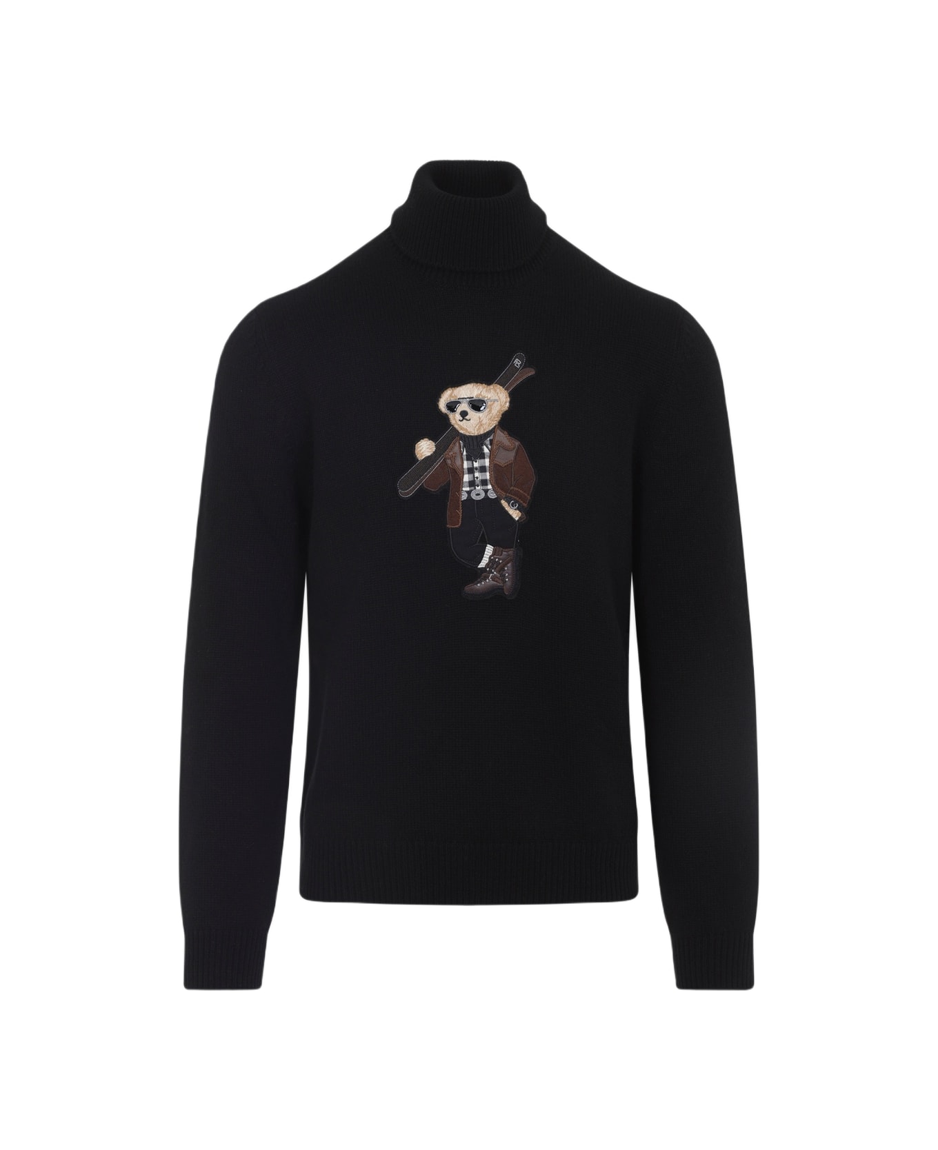 Ralph Lauren Bear Long Sleeve Pullover - Classic Black