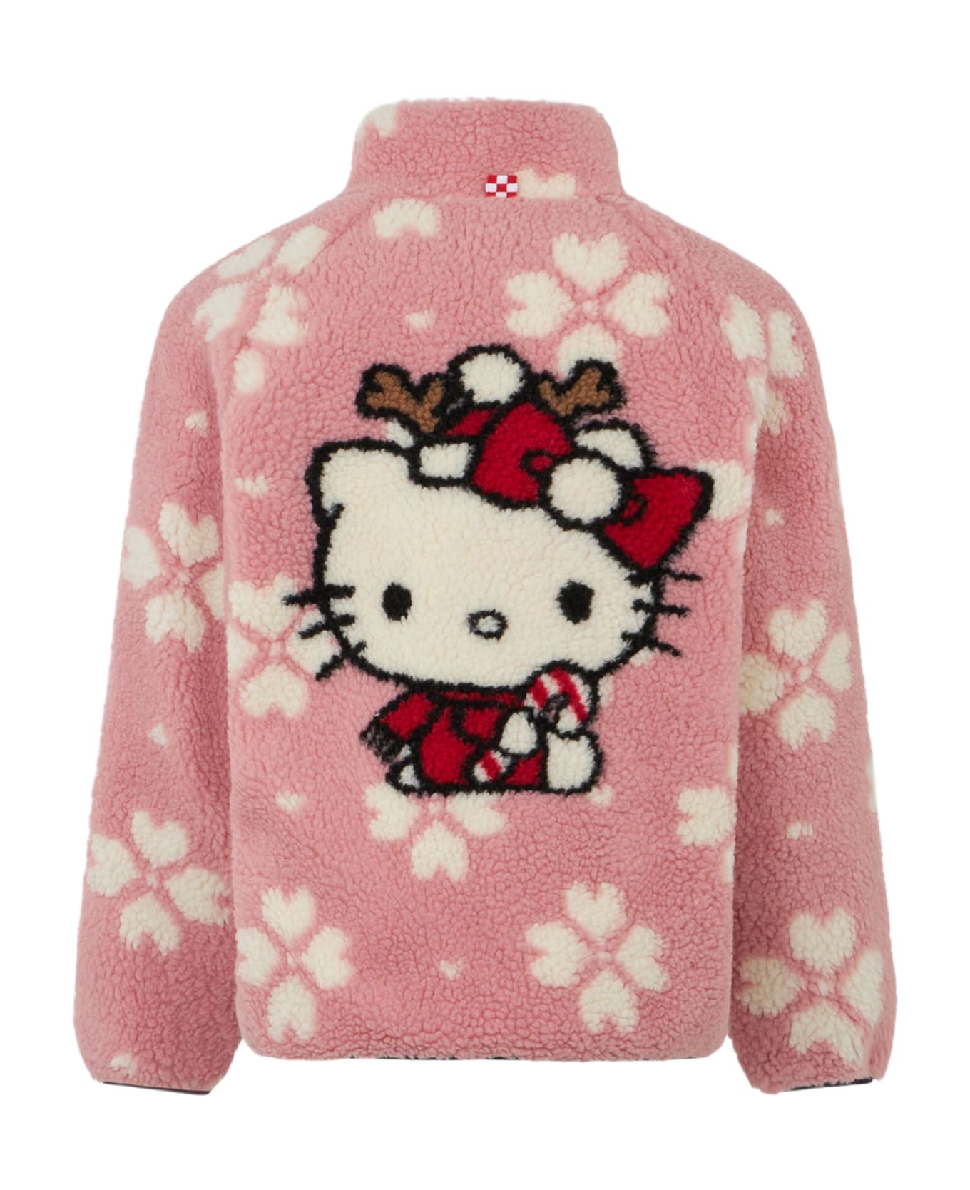 MC2 Saint Barth Girl Sherpa Jacket With Hello Kitty Print | Hello Kitty Special Edition - PINK