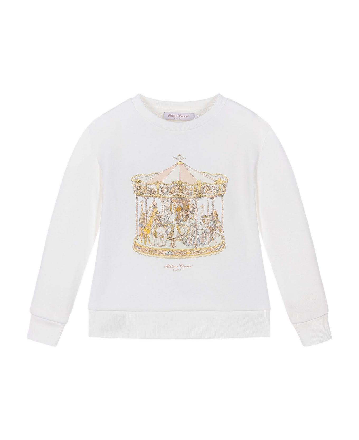 Atelier Choux Carousel Jumper - White