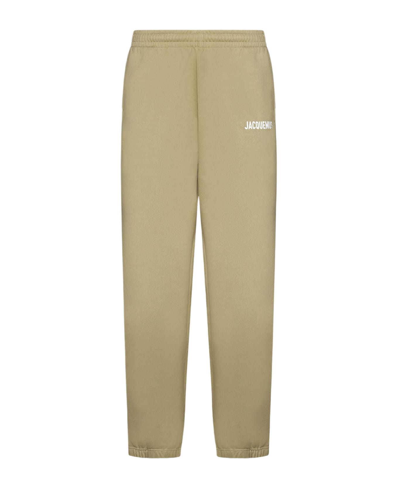Jacquemus Logo Cotton Jogging Trousers - Light khaki name:467
