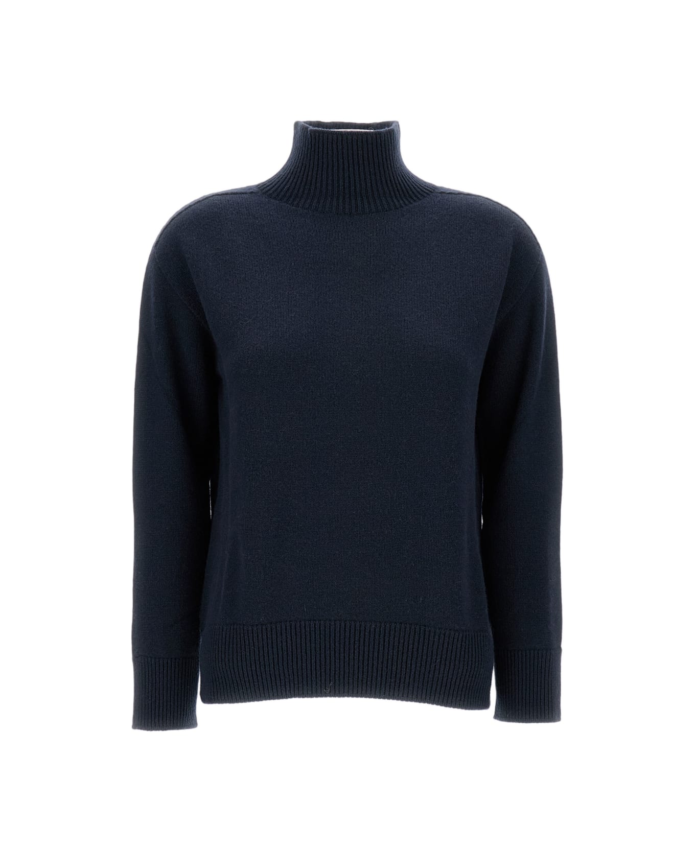 
S Max Mara High Neck Pullover - Blue