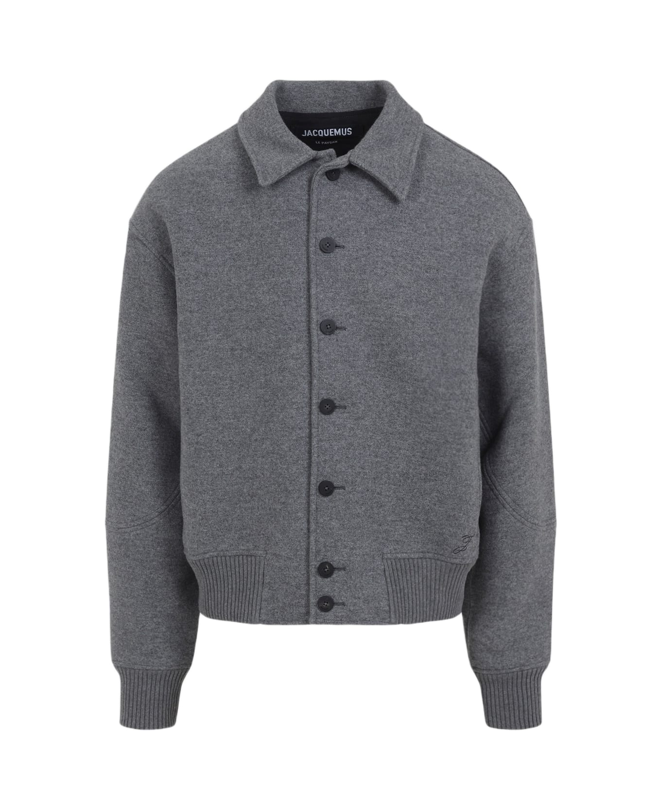 Jacquemus Le Bomber Feltro Jacket - Grey