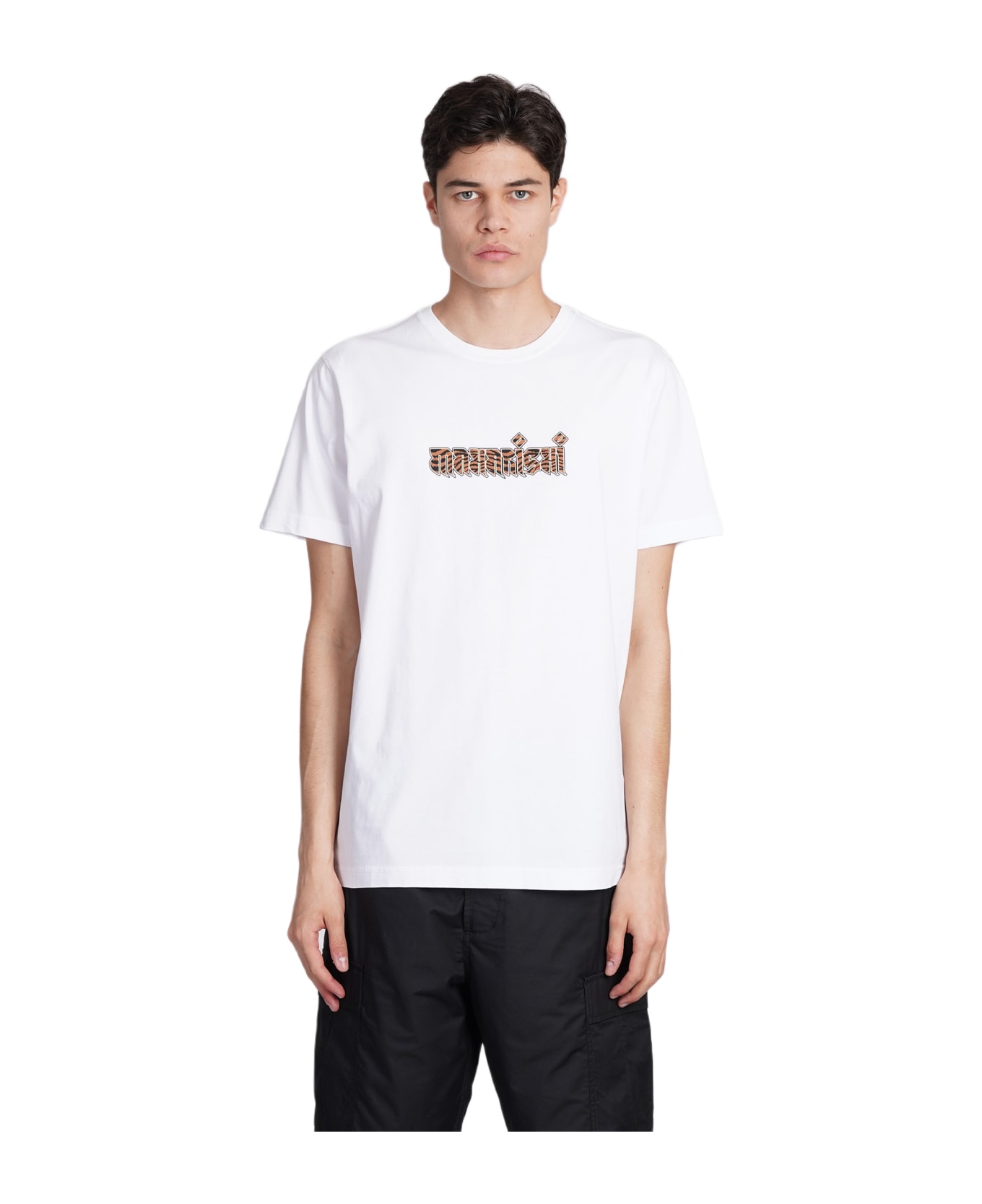 Maharishi T-shirt In White Cotton - white