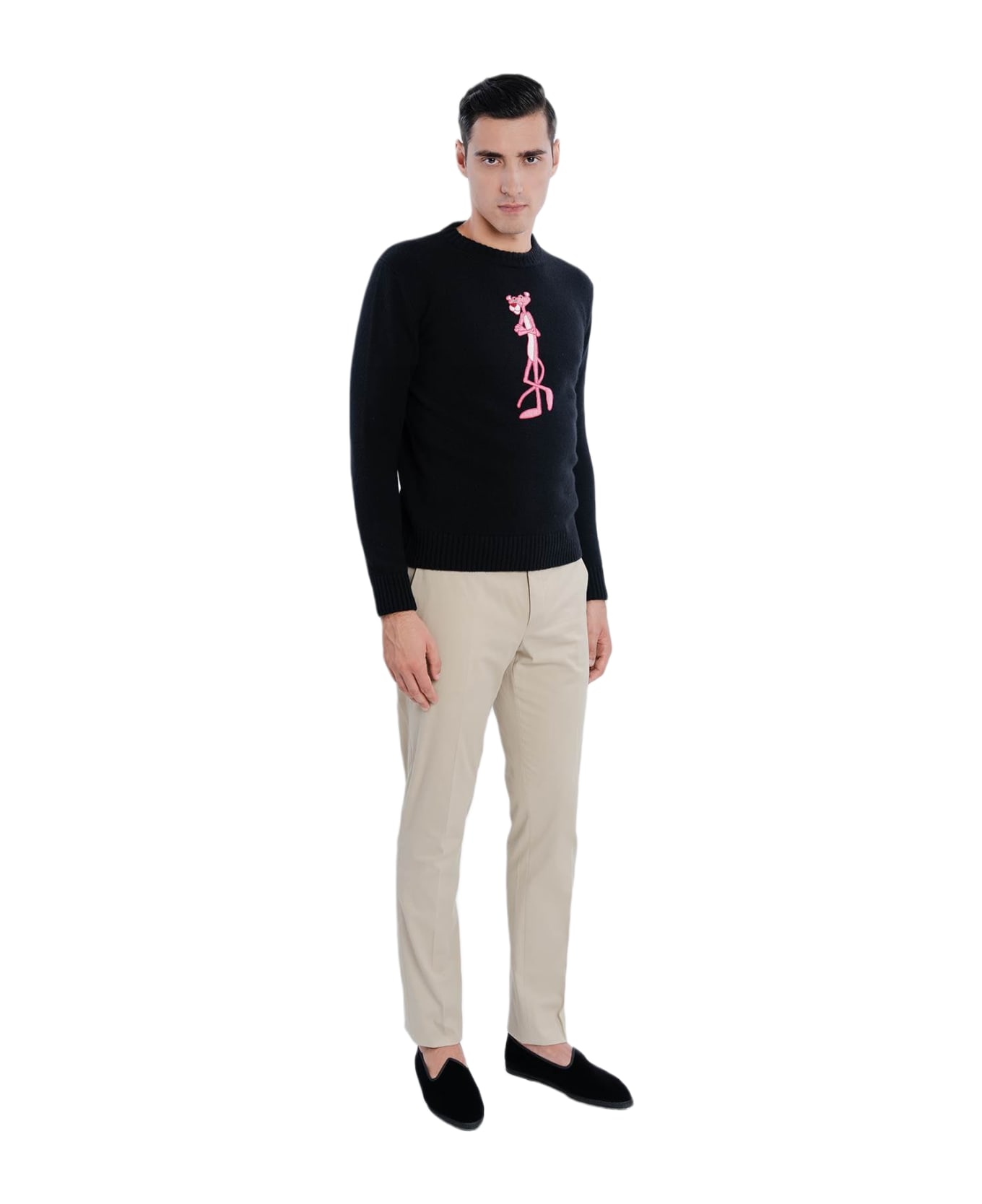 Larusmiani Sweater 'pink Panther' Sweater - Black