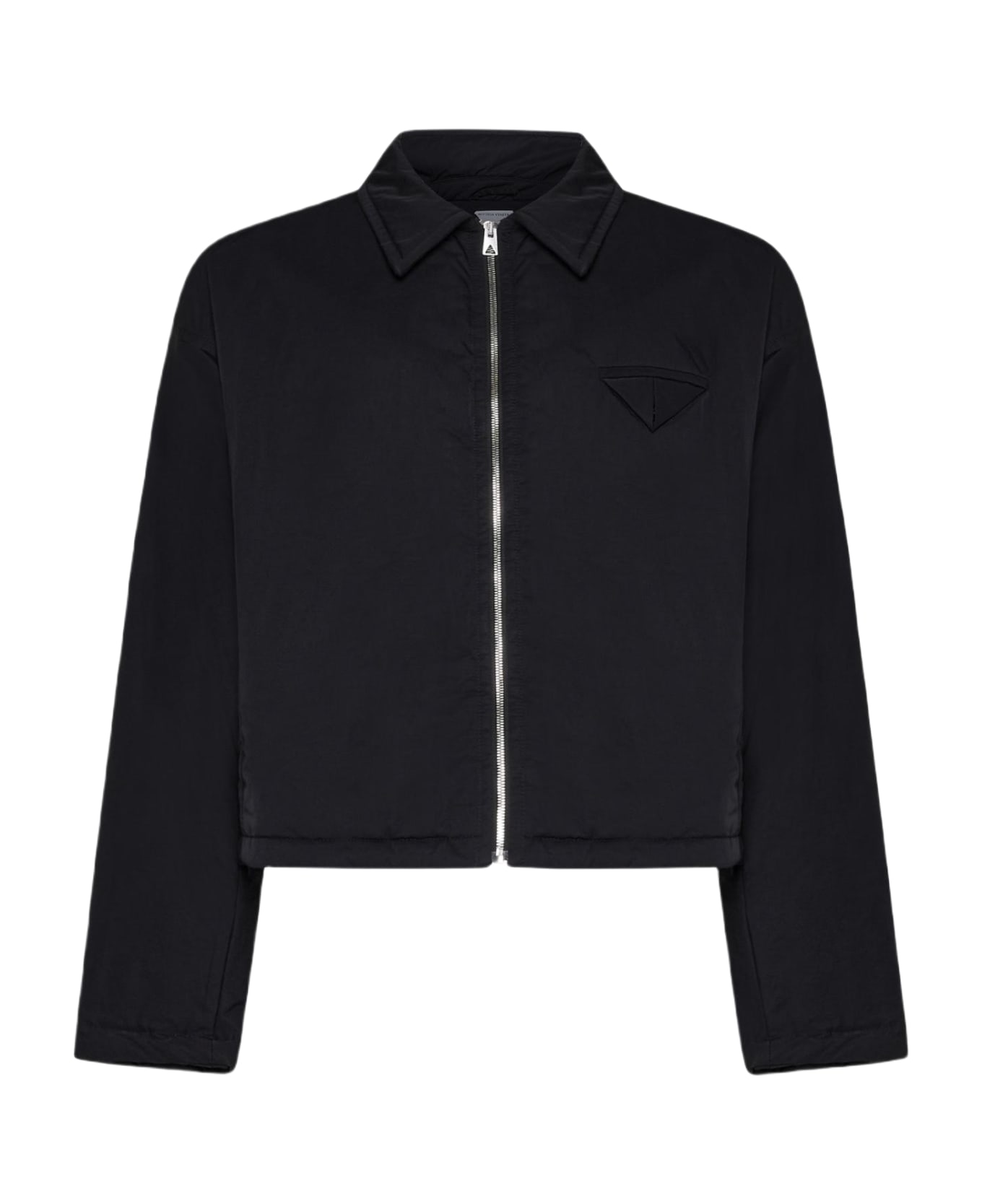 Bottega Veneta Nylon Zip-up Jacket - BLACK ジャケット