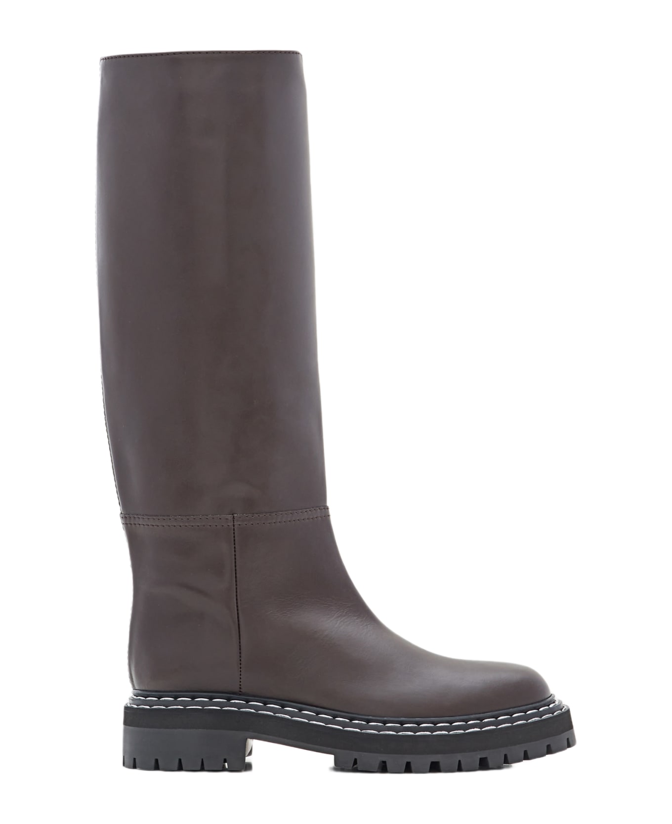 Proenza Schouler Lug Sole Knee-high Boots - Brown