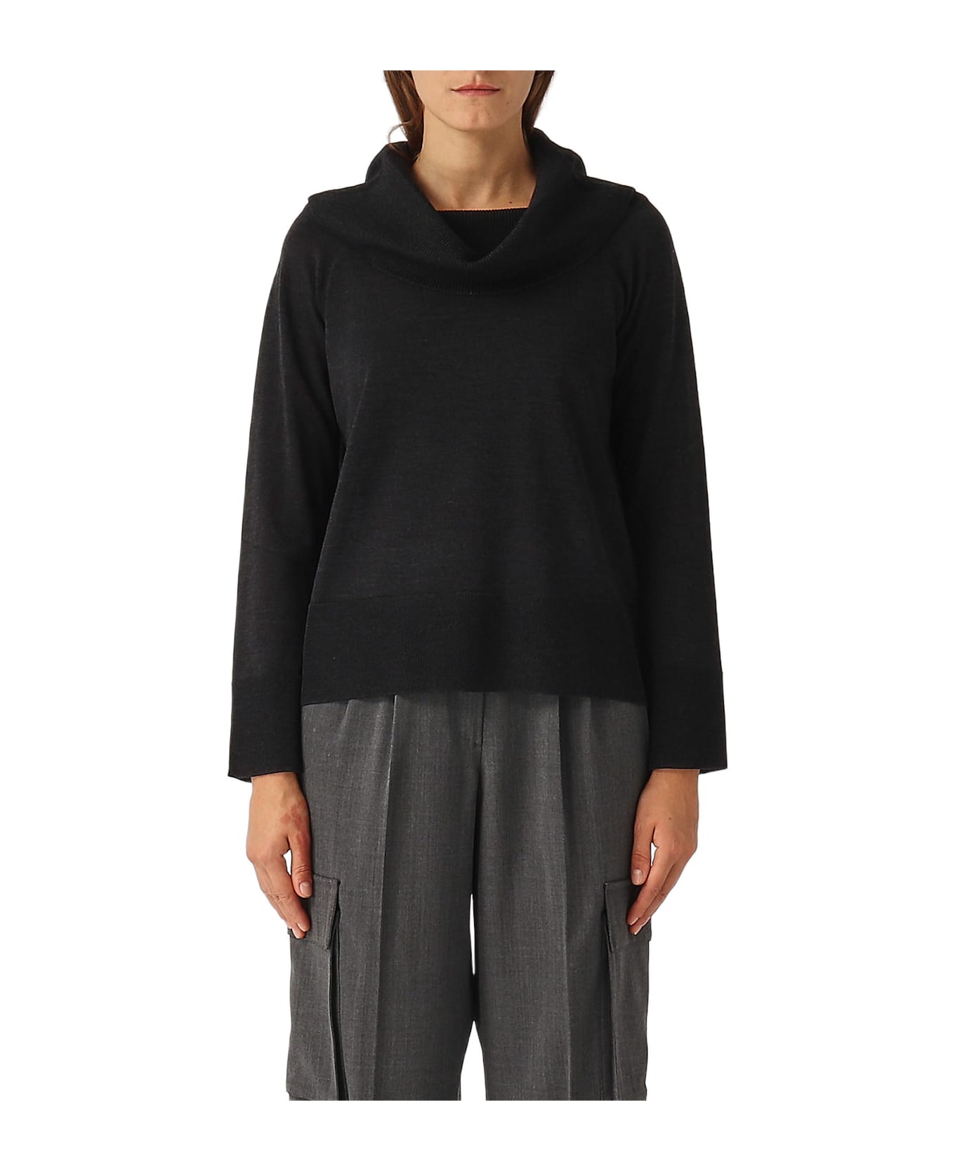 Max Mara Rivetto Sweater - ANTRACITE