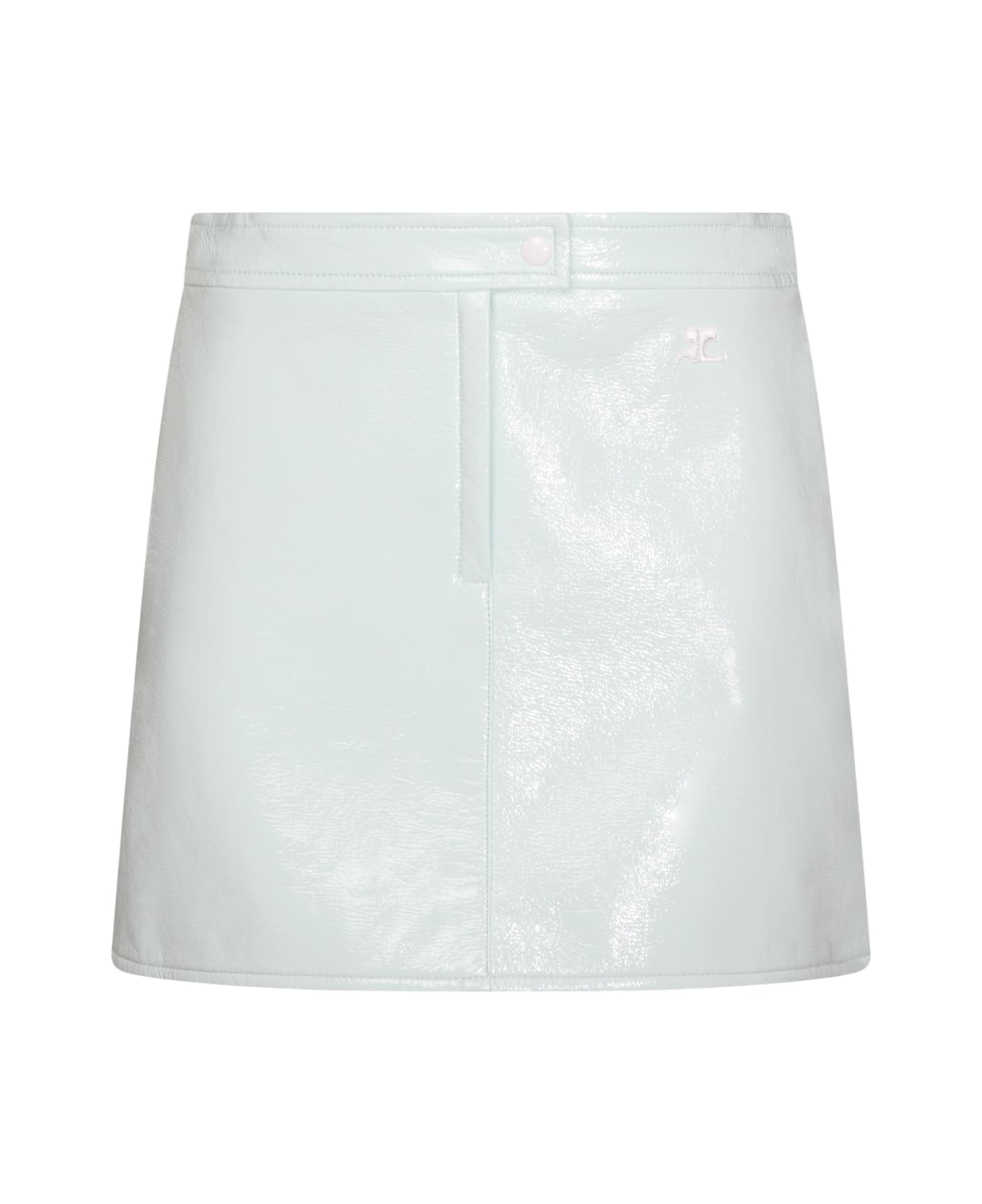 Courrèges Light Mint Mini Skirt - LIGHT MINT